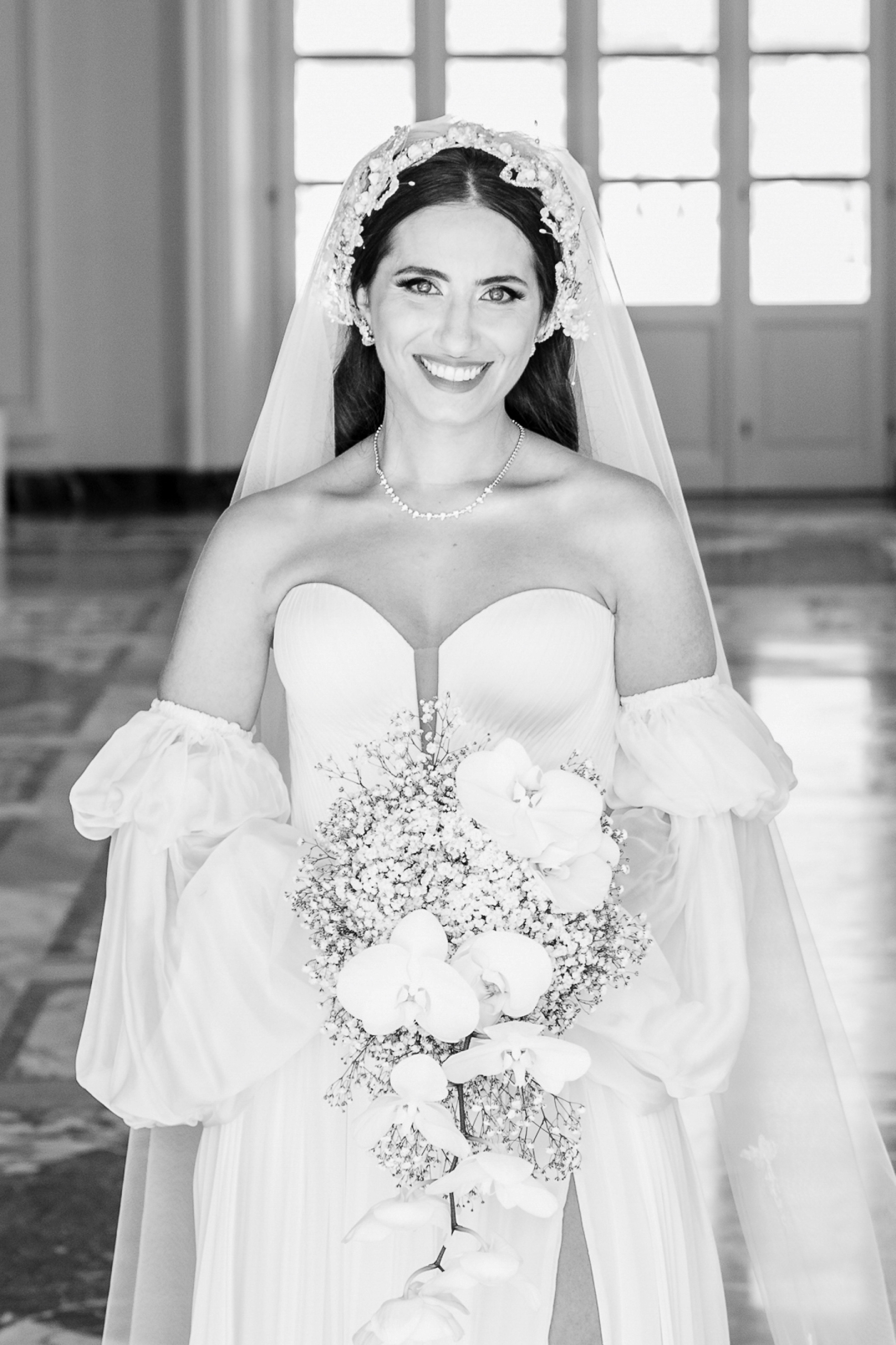 Yara and Gabriel's Destination Wedding at the Villa Miani, Italy photo