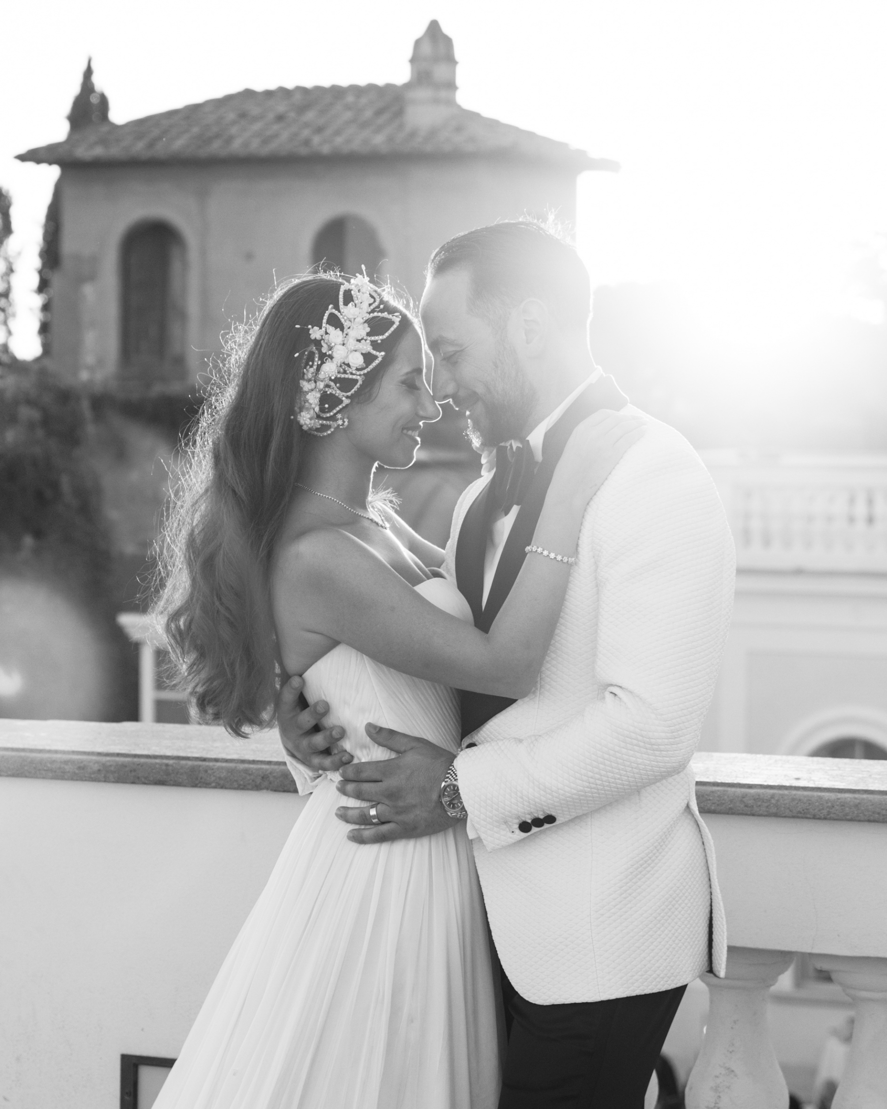 Yara and Gabriel's Destination Wedding at the Villa Miani, Italy photo