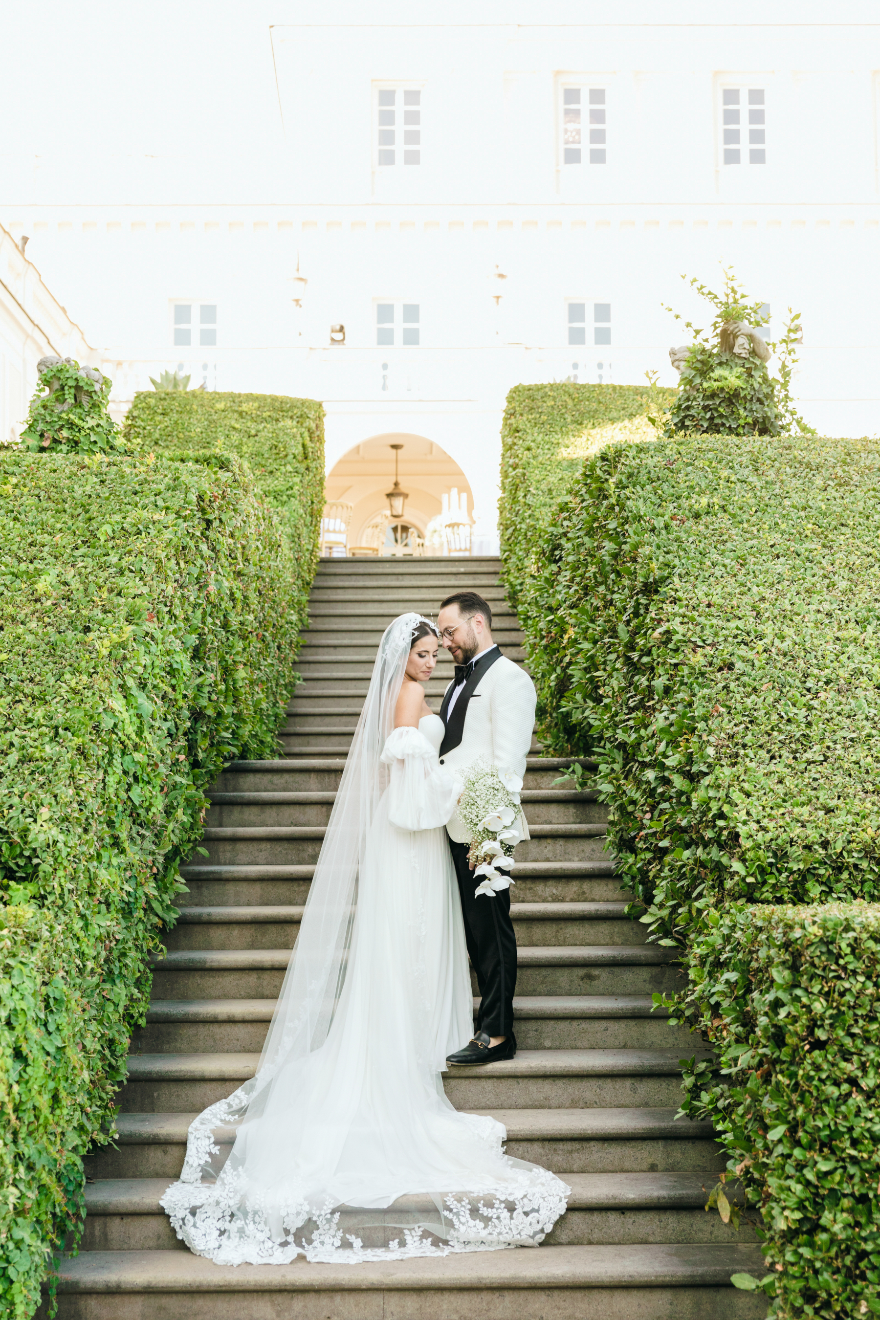 Yara and Gabriel's Destination Wedding at the Villa Miani, Italy photo