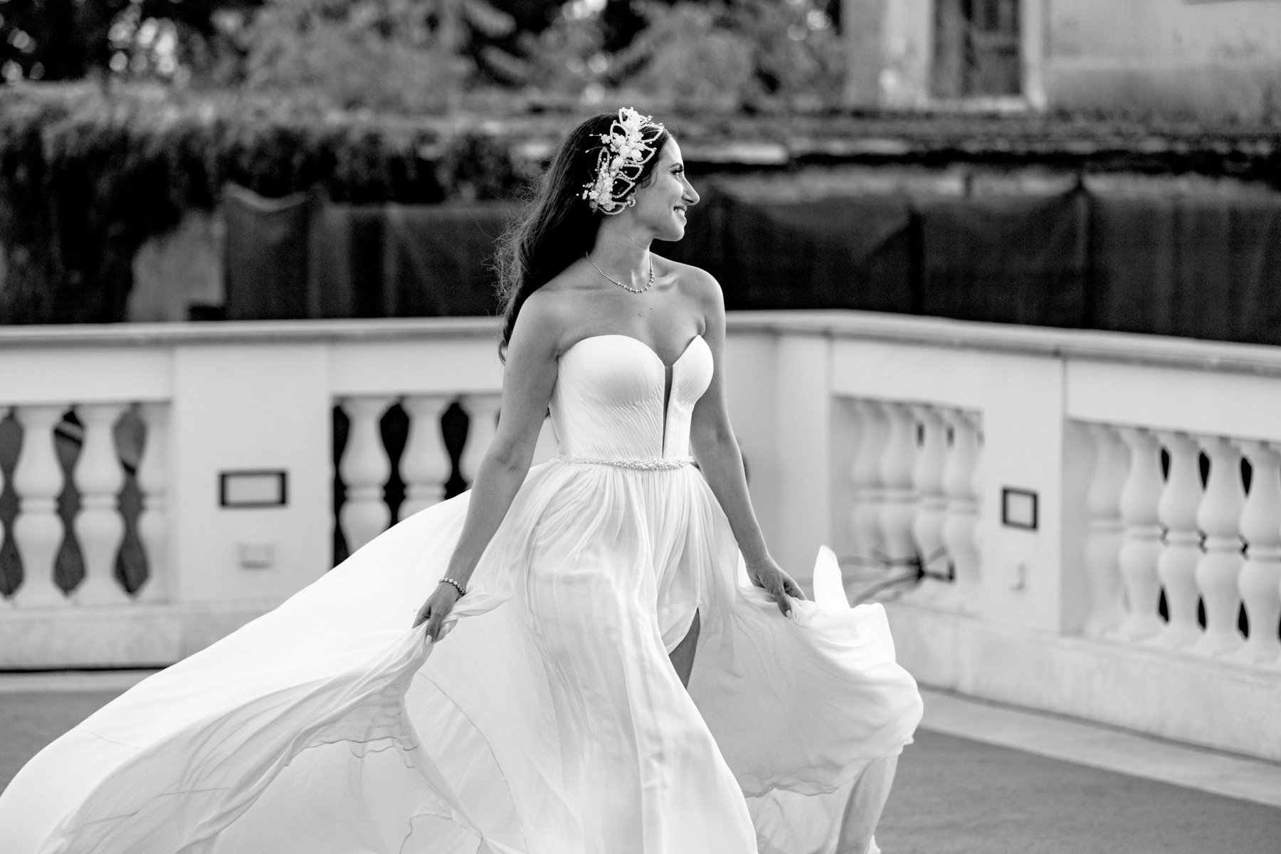 Yara and Gabriel's Destination Wedding at the Villa Miani, Italy photo