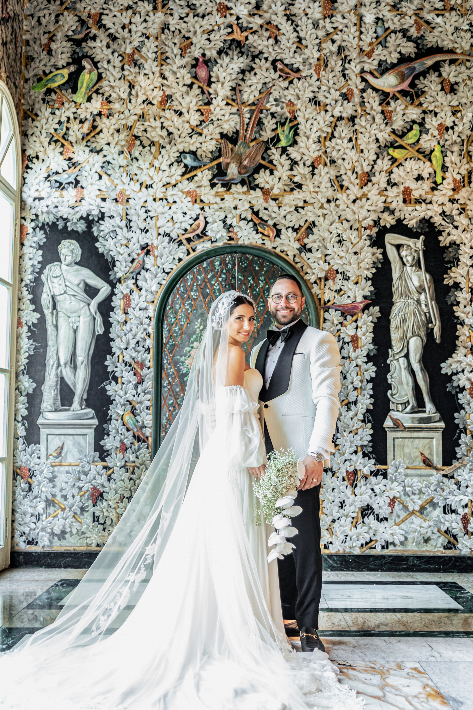 Yara and Gabriel's Destination Wedding at the Villa Miani, Italy photo