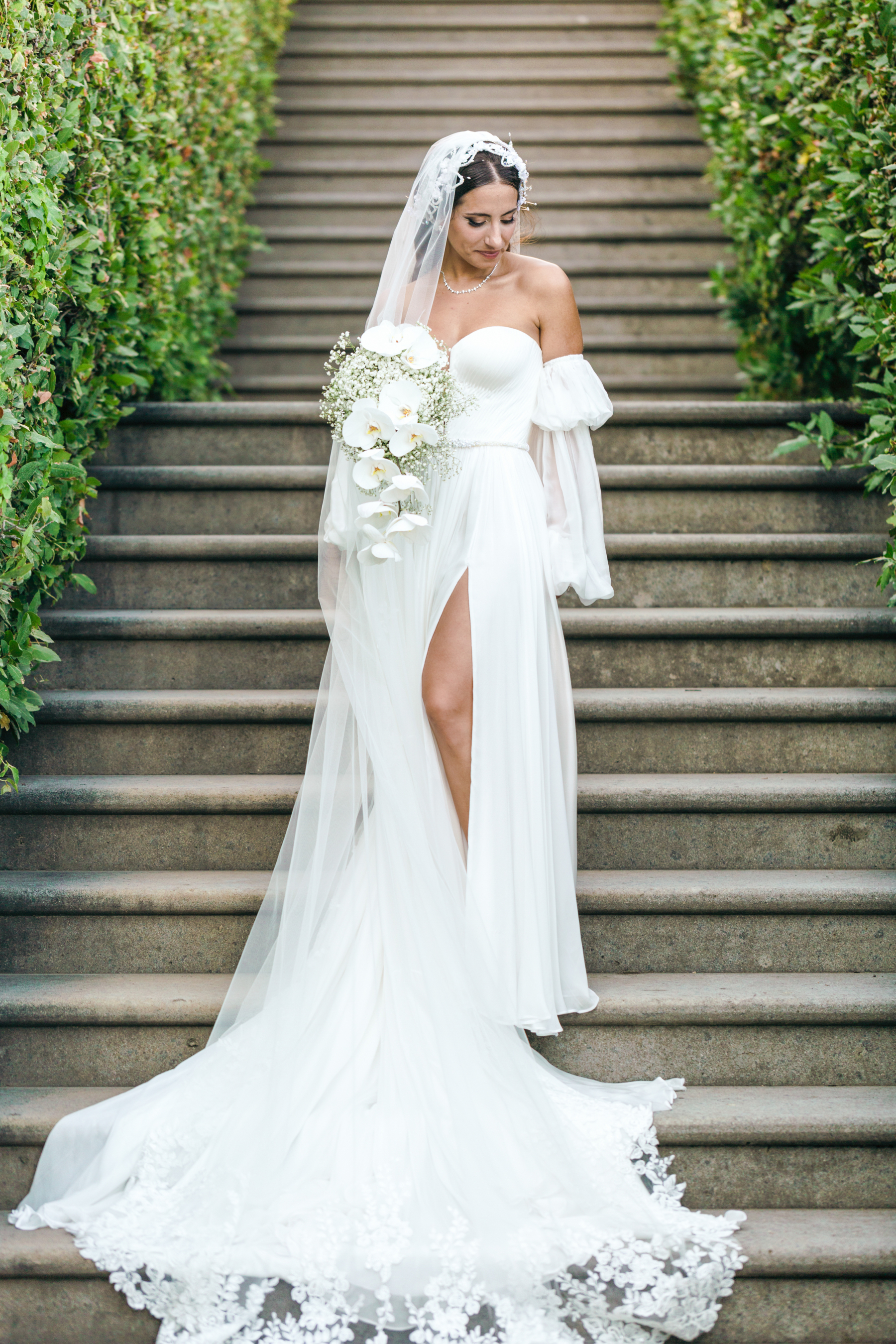 Yara and Gabriel's Destination Wedding at the Villa Miani, Italy photo