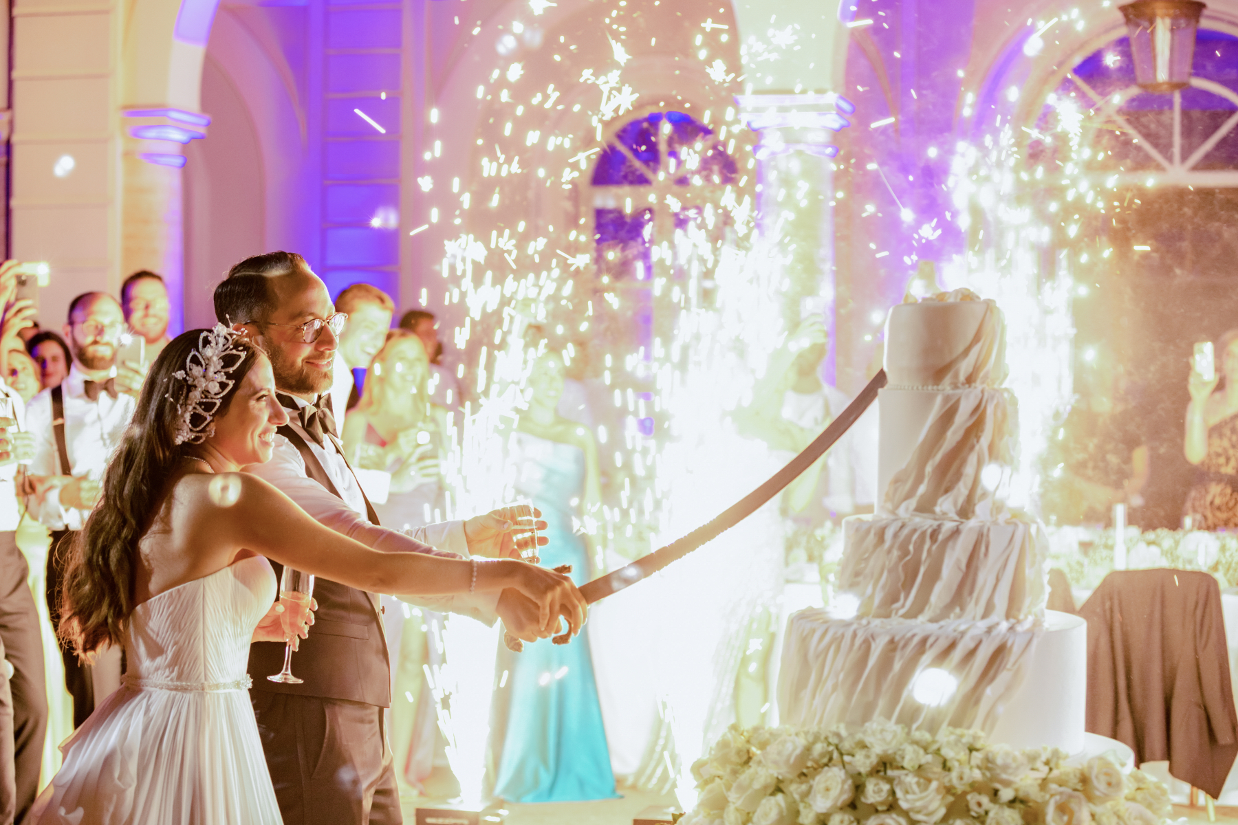 Yara and Gabriel's Destination Wedding at the Villa Miani, Italy photo