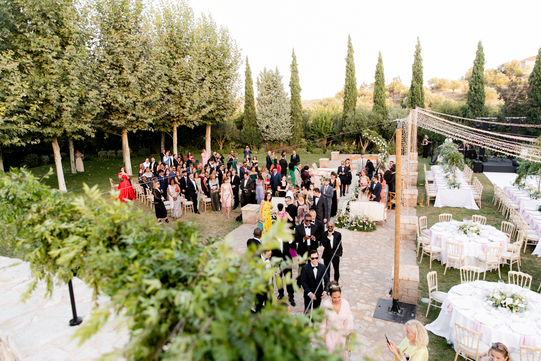 Despina and Aaron's Destination Wedding at the Pyrgos Petreza photo