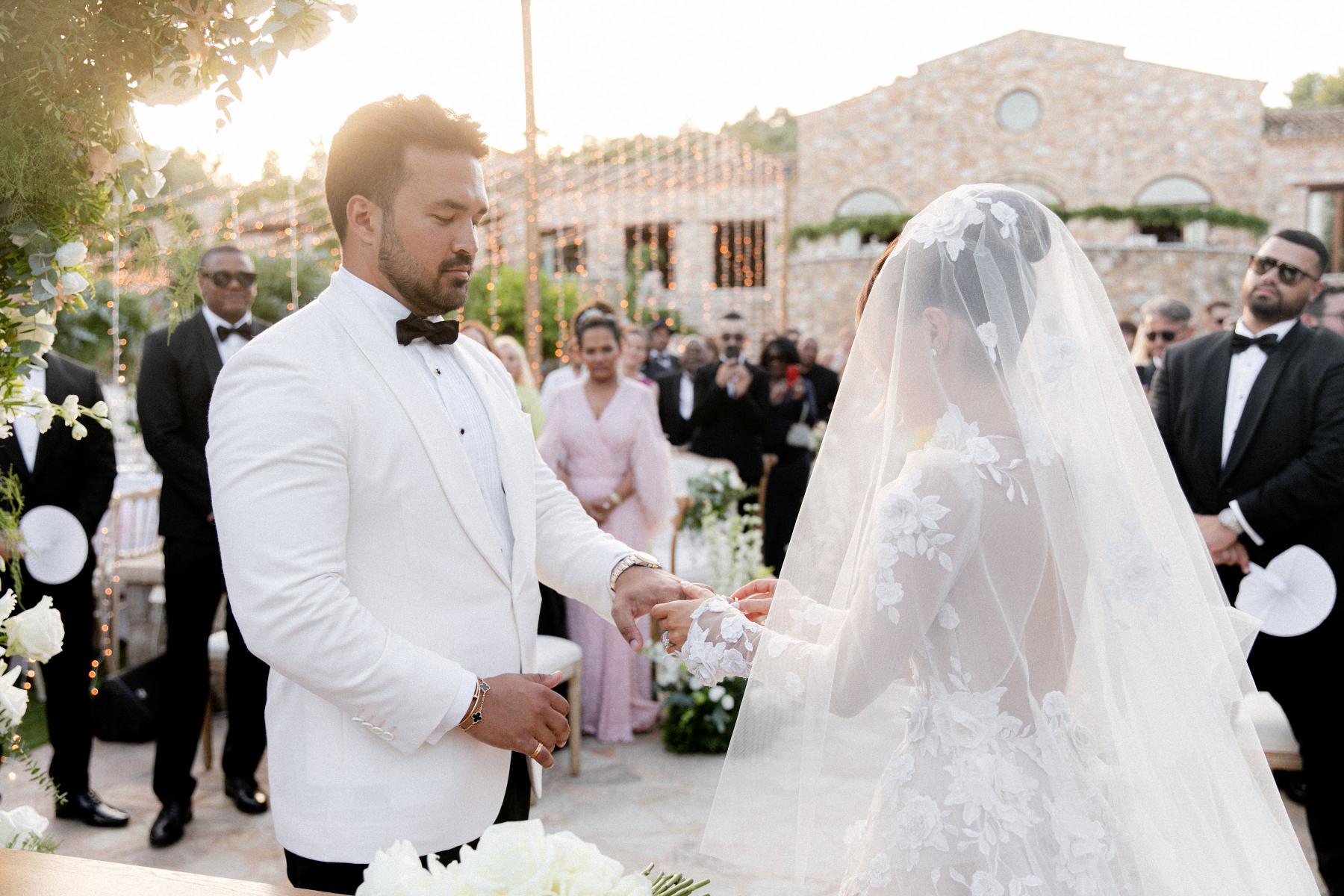 Despina and Aaron's Destination Wedding at the Pyrgos Petreza photo