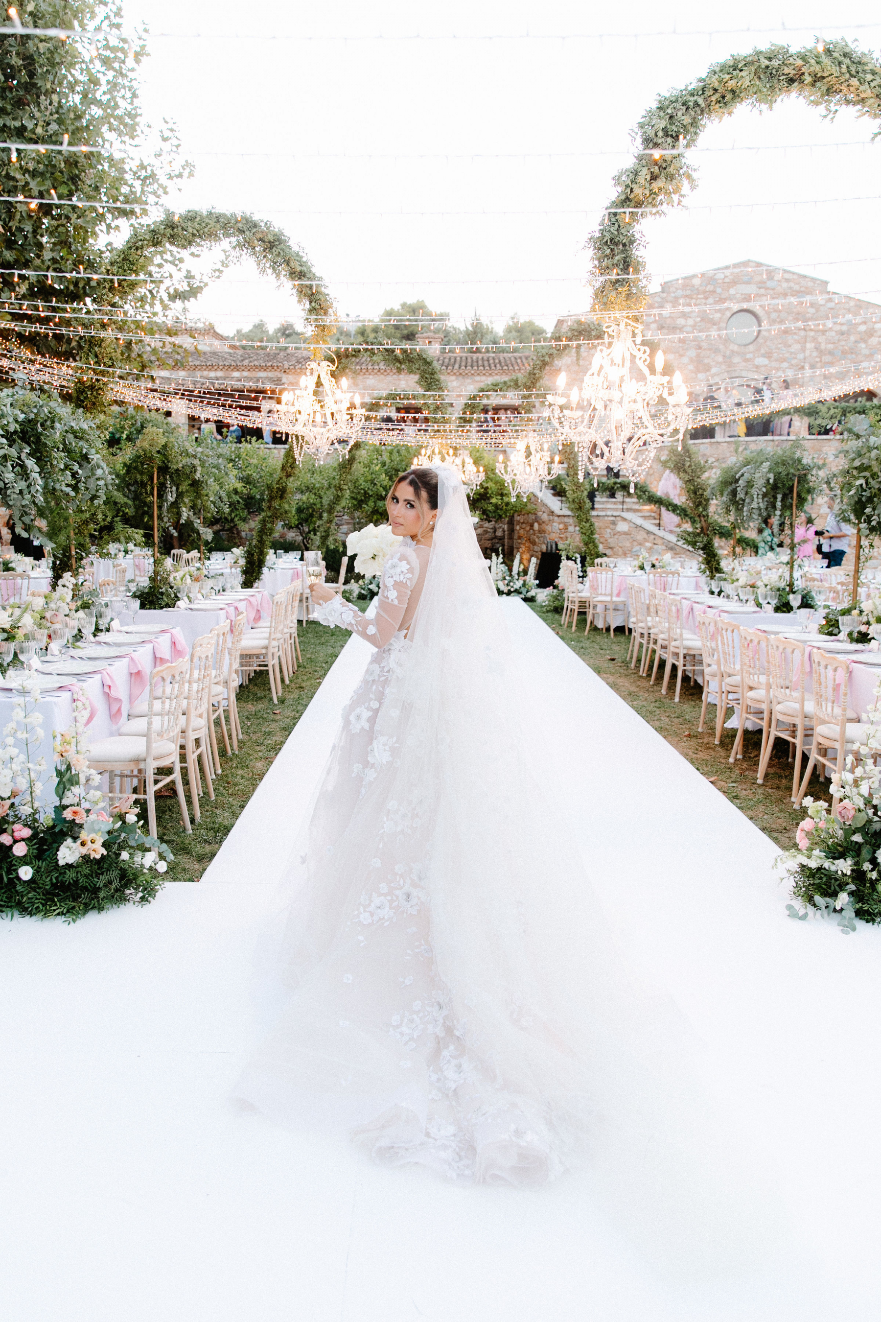 Despina and Aaron's Destination Wedding at the Pyrgos Petreza photo