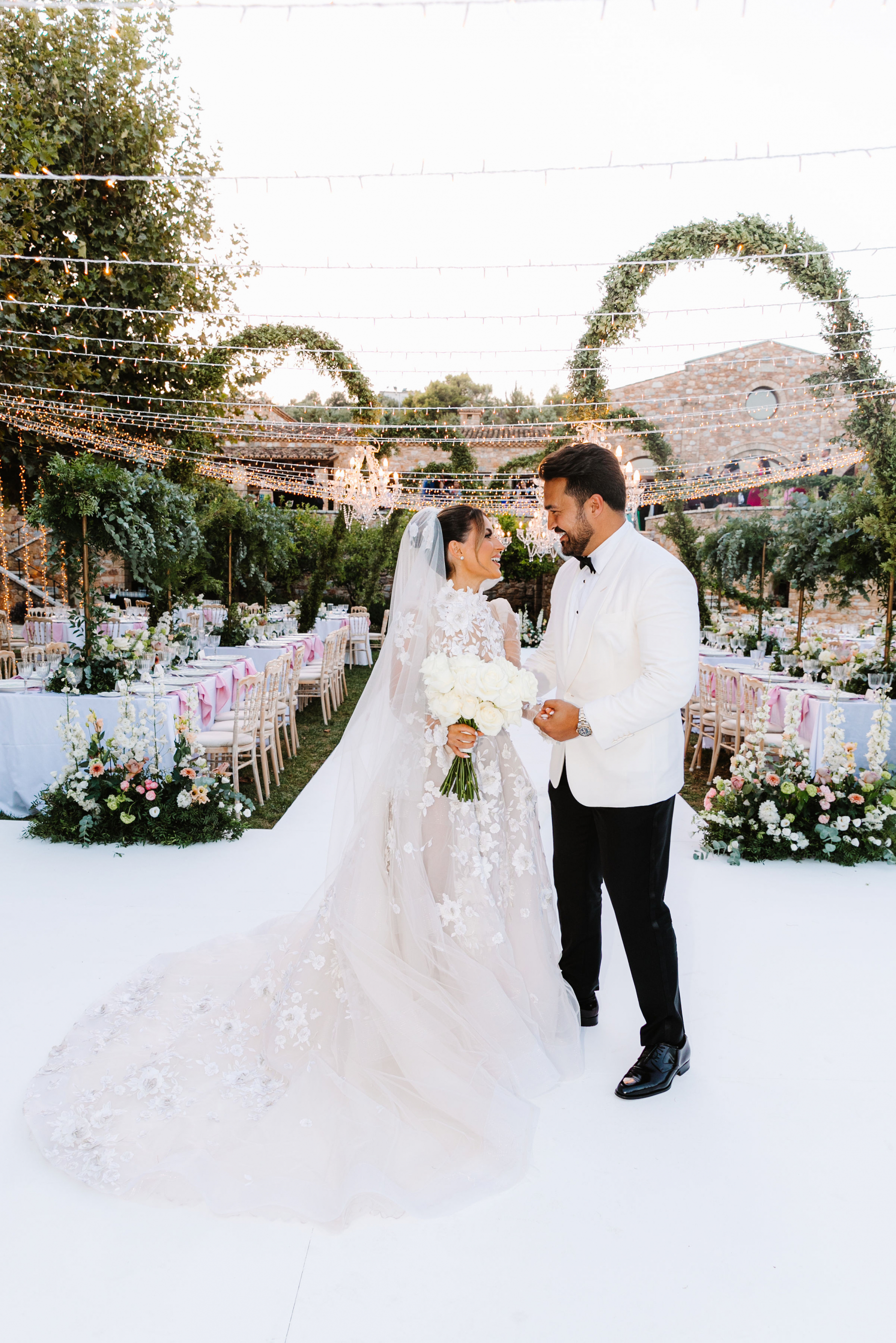 Despina and Aaron's Destination Wedding at the Pyrgos Petreza photo