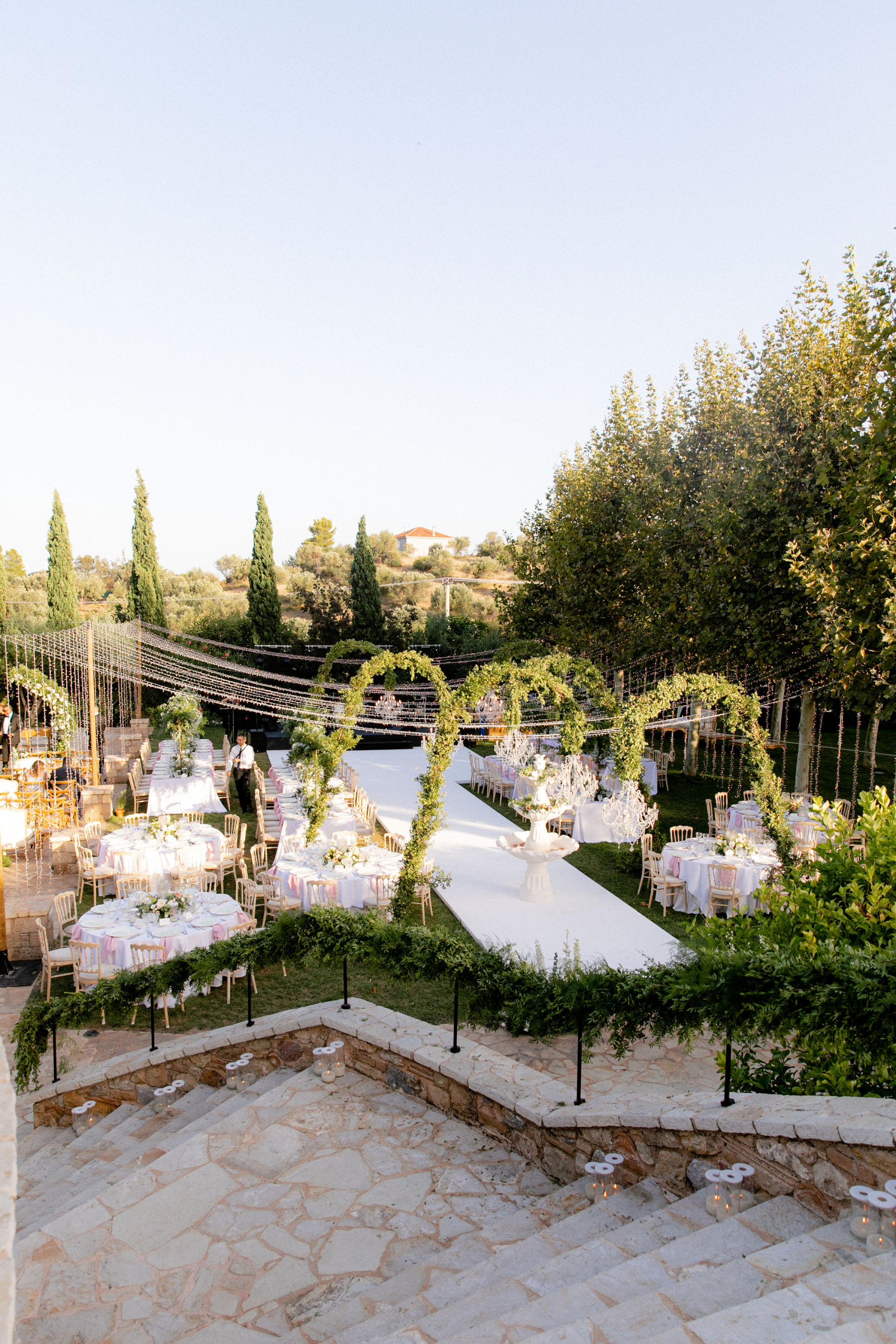 Despina and Aaron's Destination Wedding at the Pyrgos Petreza photo