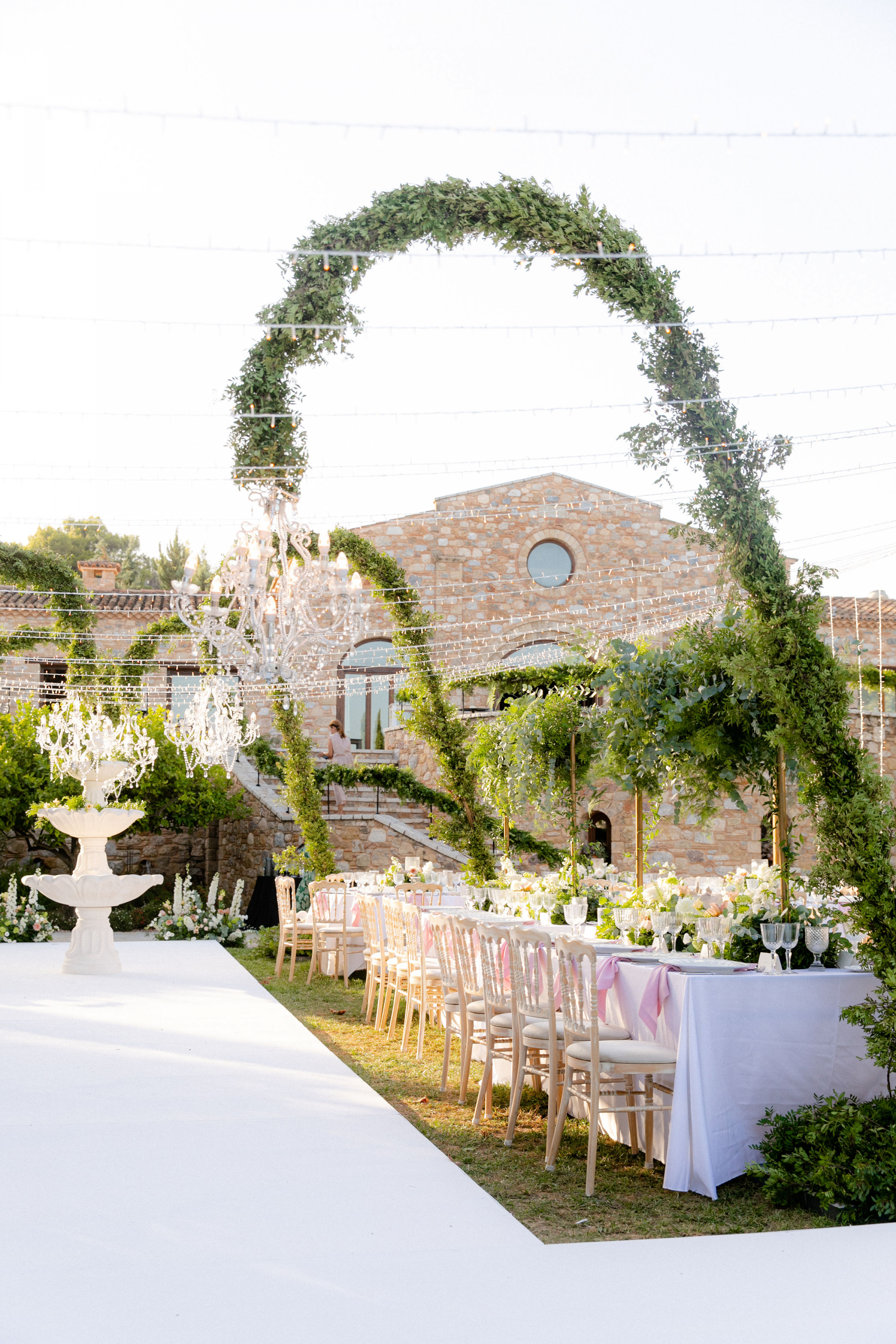 Despina and Aaron's Destination Wedding at the Pyrgos Petreza photo