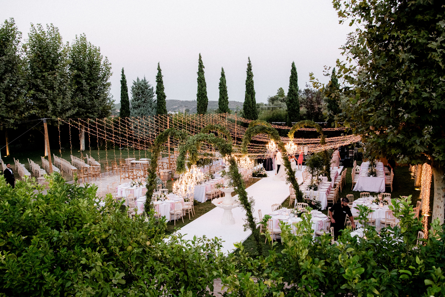 Despina and Aaron's Destination Wedding at the Pyrgos Petreza photo