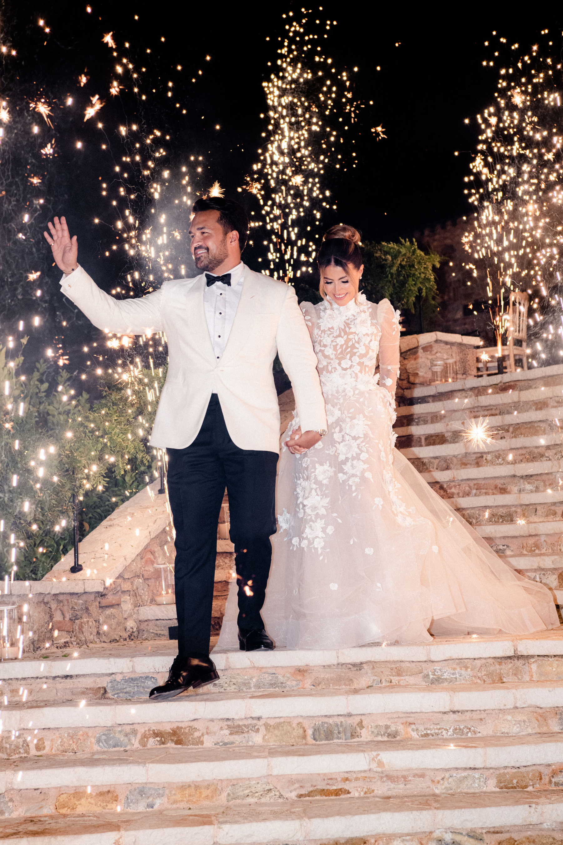 Despina and Aaron's Destination Wedding at the Pyrgos Petreza photo