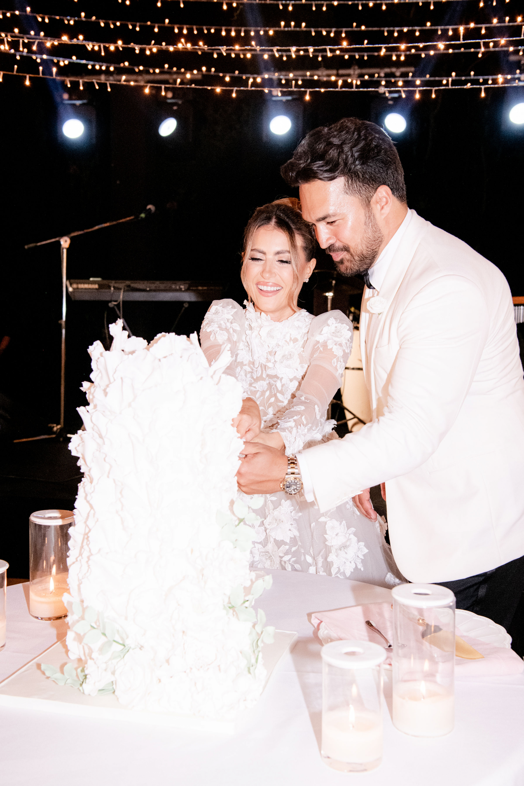 Despina and Aaron's Destination Wedding at the Pyrgos Petreza photo