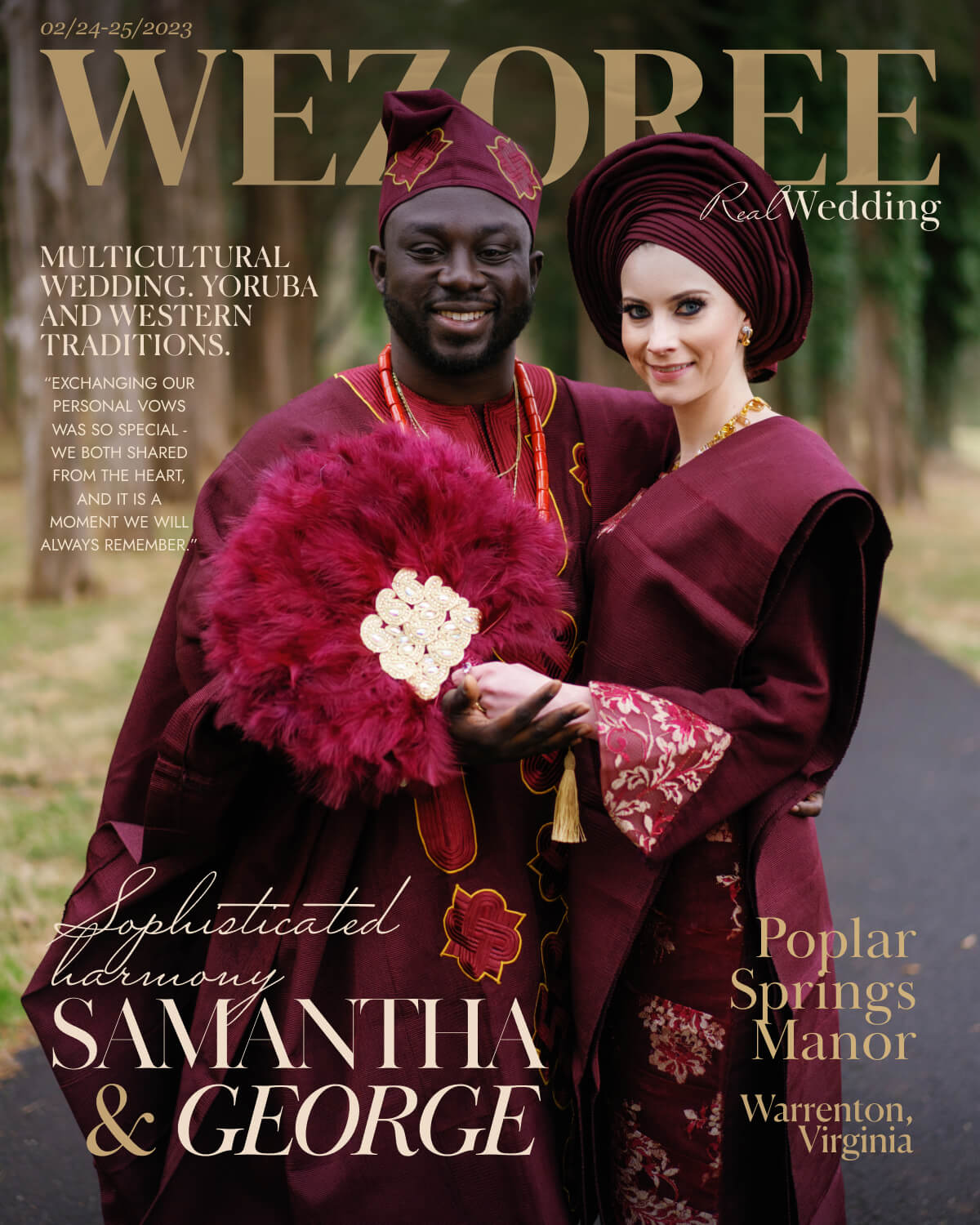 Fusion of Cultures: Samantha & George's Elegant Wedding at Poplar Springs Manor Fusion of Cultures: Samantha & George's Elegant Wedding at Poplar Springs Manor photo