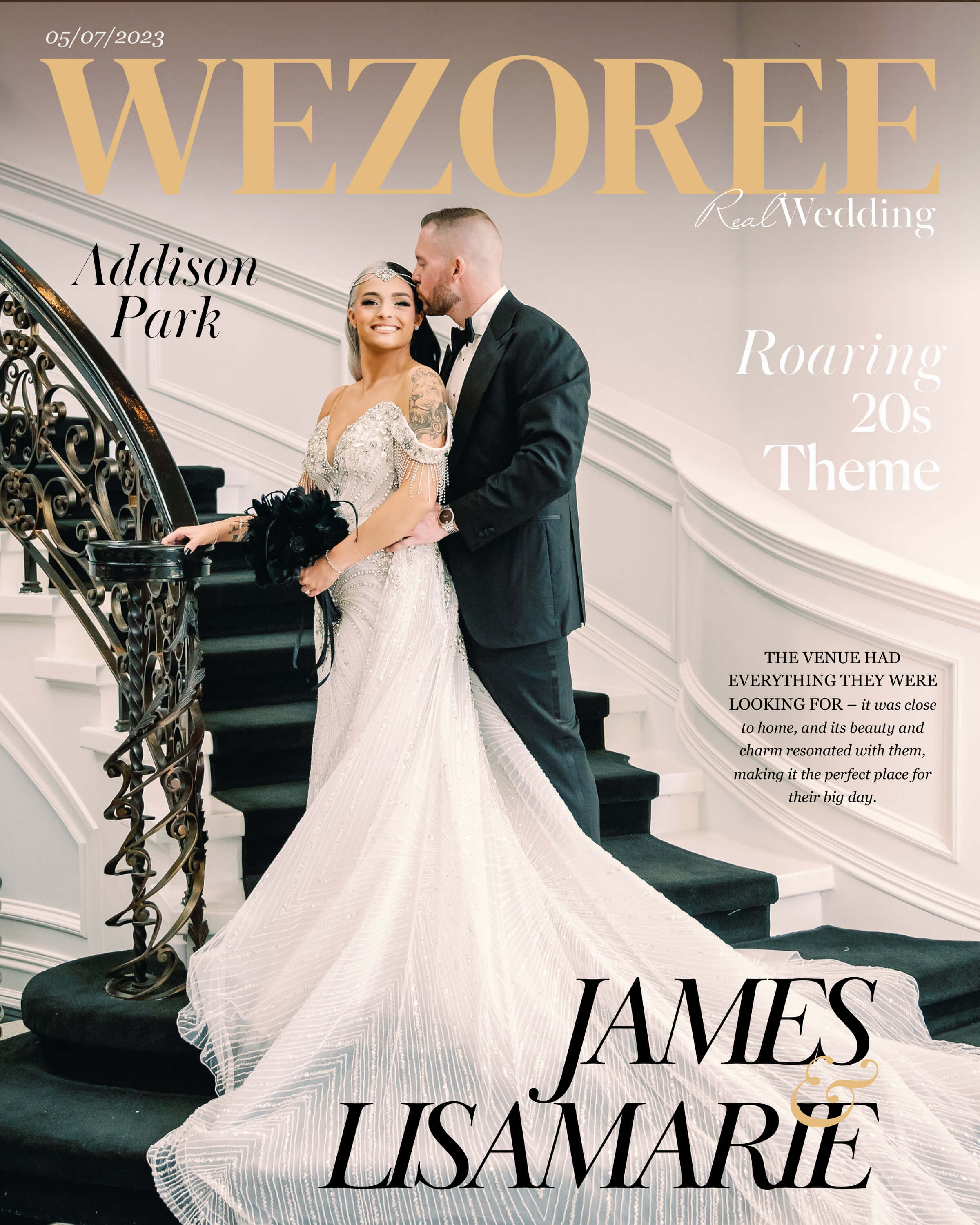 Roaring Romance: Lisamarie & James' Gatsby-Inspired Wedding at Addison Park  Roaring Romance: Lisamarie & James' Gatsby-Inspired Wedding at Addison Park  photo