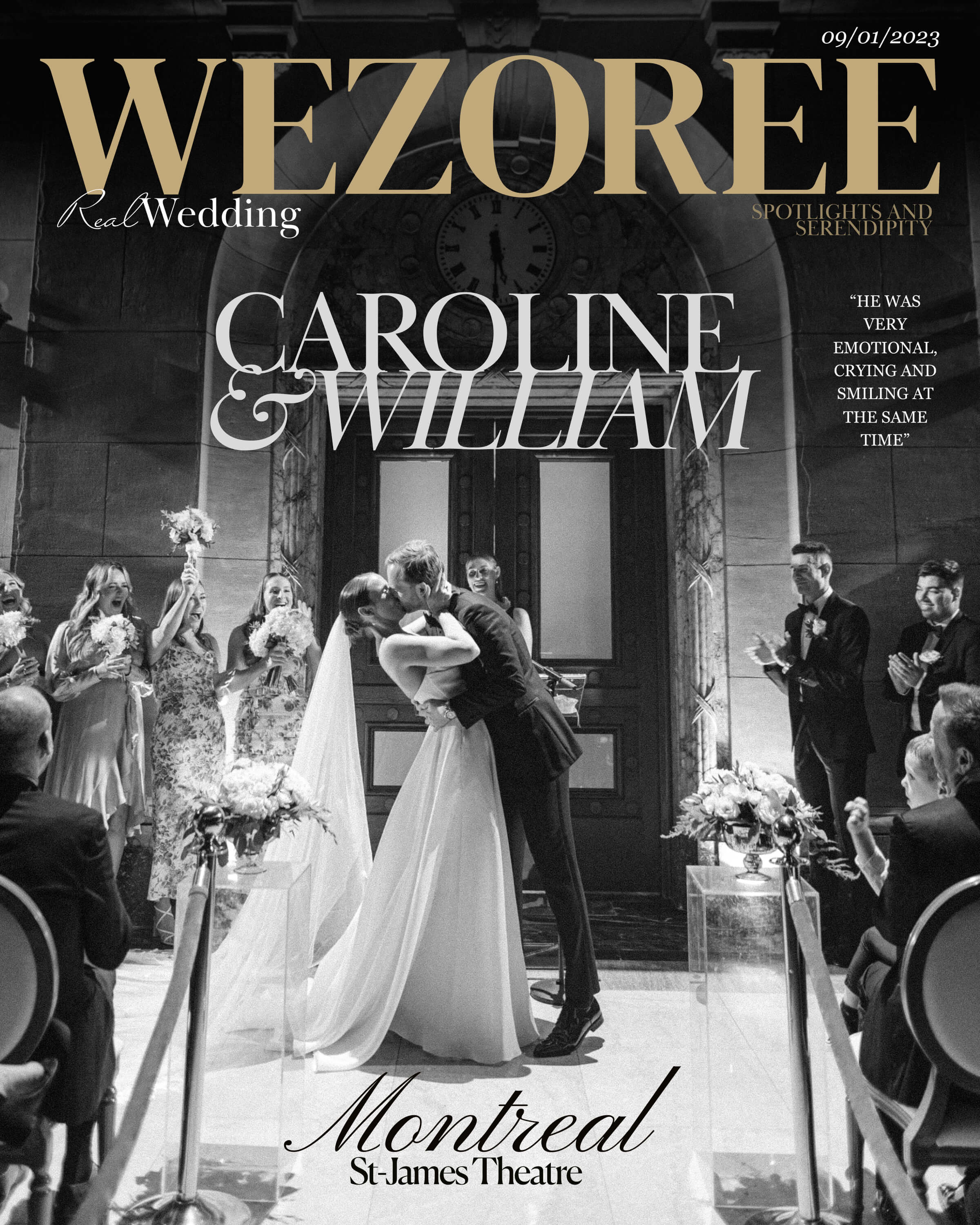 Spotlights and Serendipity: Caroline and William's Romance at the St-James Theatre Spotlights and Serendipity: Caroline and William's Romance at the St-James Theatre photo
