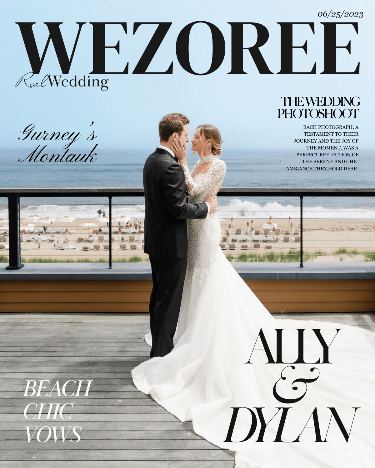Beach Chic Vows: Ally and Dylan's Serene Gurney's Montauk Wedding Beach Chic Vows: Ally and Dylan's Serene Gurney's Montauk Wedding photo