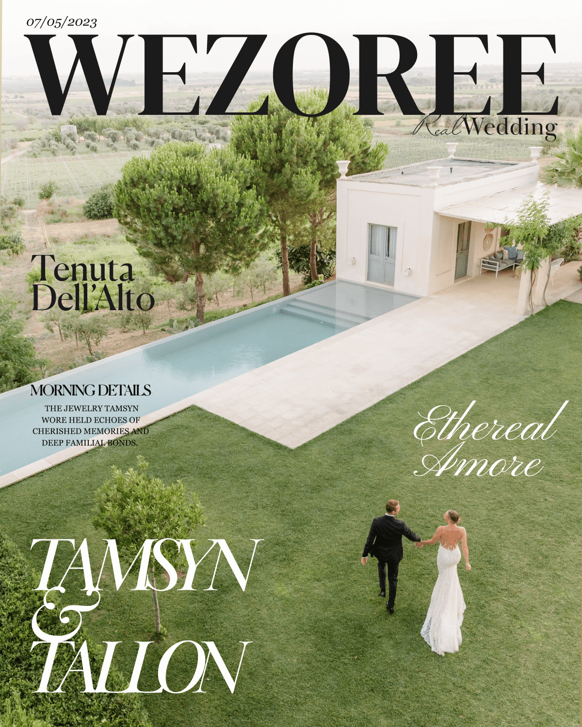 Ethereal Amore: Tamsyn & Tallon's Vogue Vision at Tenuta dell'Alto Ethereal Amore: Tamsyn & Tallon's Vogue Vision at Tenuta dell'Alto photo