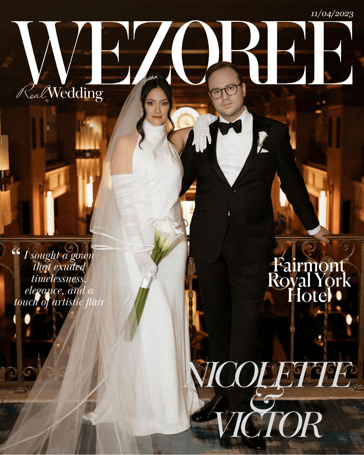 Candlelight, Calla Lilies, and Classic Charm: Nicolette and Victor's Exquisite Nuptials at the Fairmont Royal York Hotel Candlelight, Calla Lilies, and Classic Charm: Nicolette and Victor's Exquisite Nuptials at the Fairmont Royal York Hotel photo