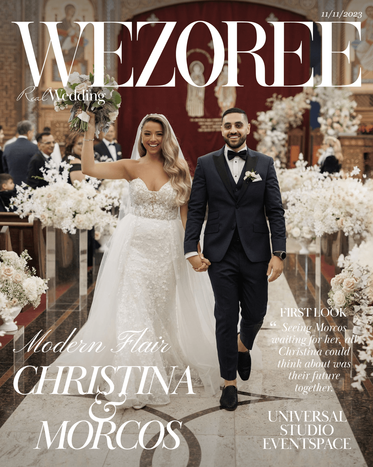 Christina & Morcos: A Universal Studio Eventspace Wedding Filled with Modern Flair Christina & Morcos: A Universal Studio Eventspace Wedding Filled with Modern Flair photo