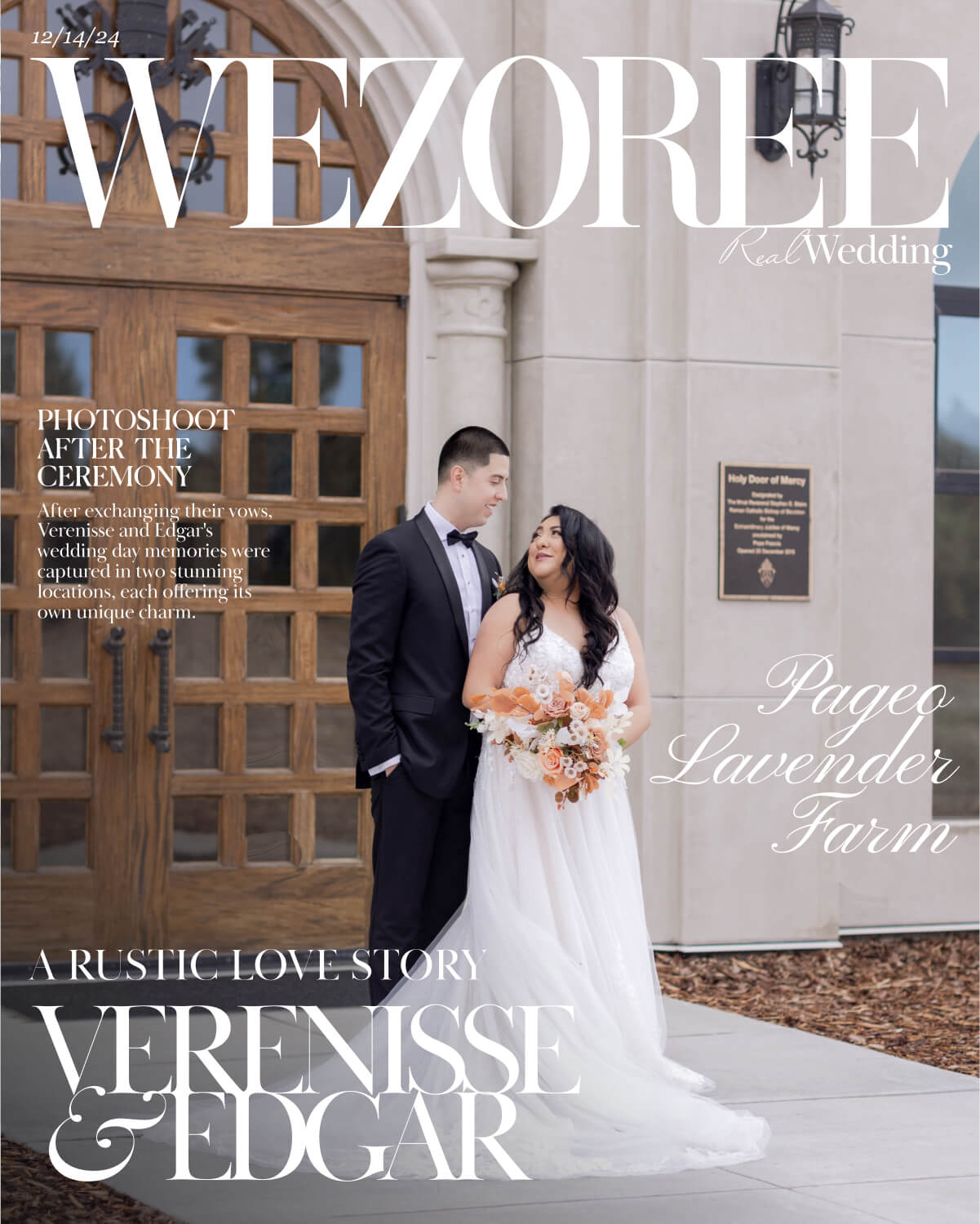 A Rustic Love Story: Verenisse & Edgar's Wedding at Pageo Lavender Farm photo