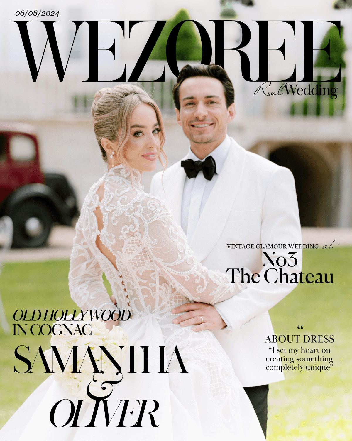 Old Hollywood in Cognac: Samantha and Oliver's Vintage Glamour Wedding at No3 the Chateau Old Hollywood in Cognac: Samantha and Oliver's Vintage Glamour Wedding at No3 the Chateau photo