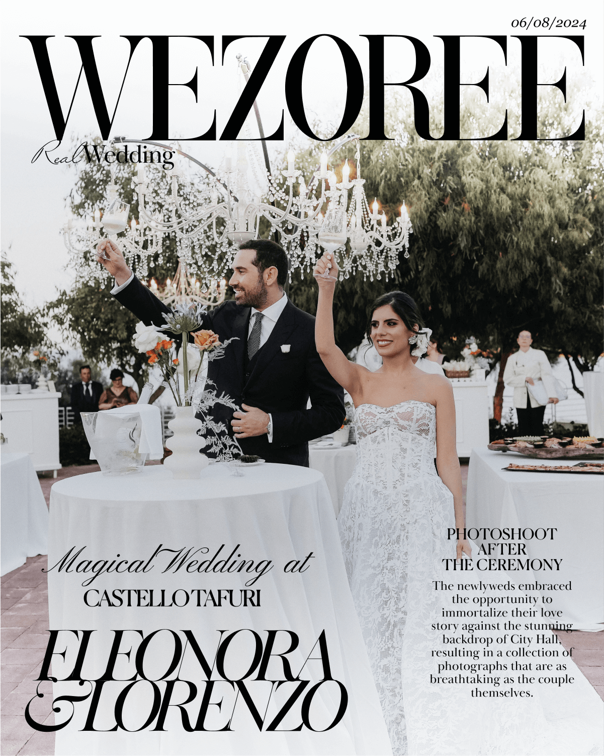 Waves of Love: Eleonora and Lorenzo's Magical Wedding at Castello Tafuri Waves of Love: Eleonora and Lorenzo's Magical Wedding at Castello Tafuri photo