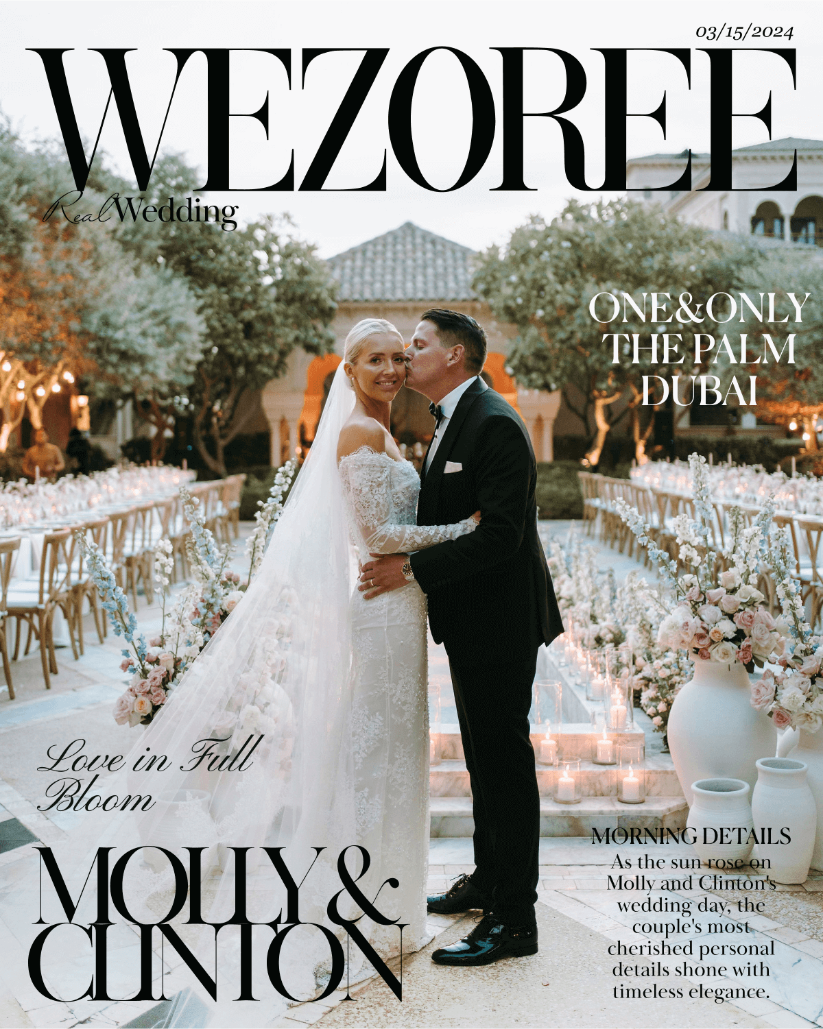 Love in Full Bloom: Molly and Clinton's Dream Wedding at One&Only The Palm Dubai photo