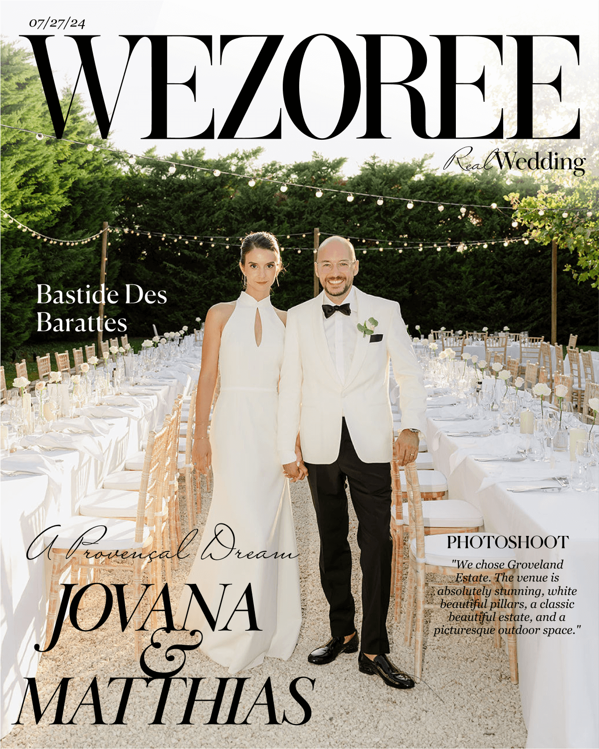 A Provençal Dream: Jovana and Matthias' Elegant French Wedding at Bastide des Barattes photo