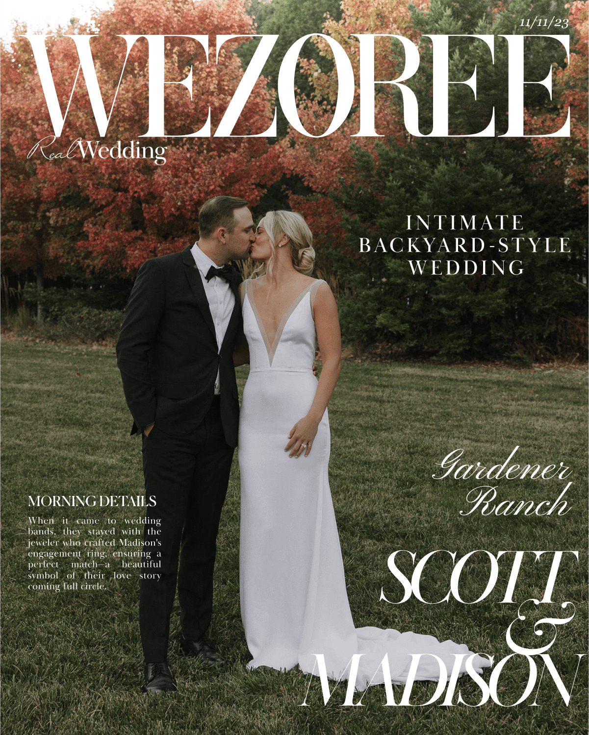 Madison and Scott's Intimate Backyard-Style Wedding at Gardener Ranch photo