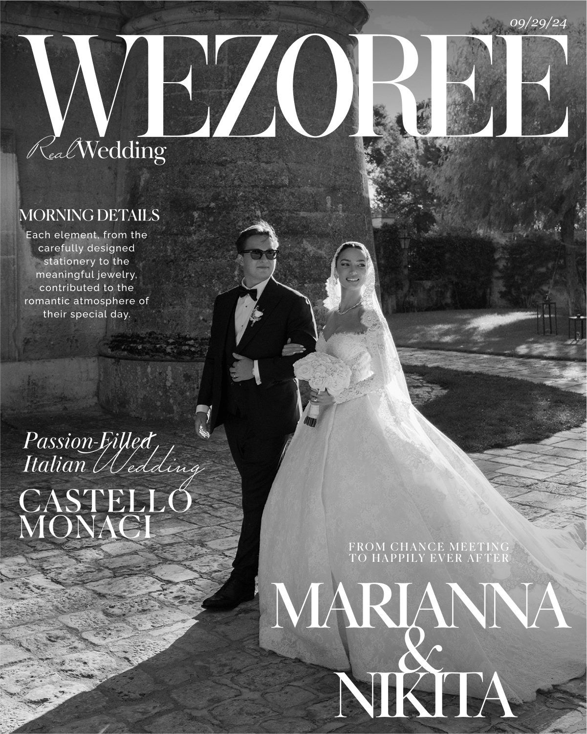 From Chance Meeting to Happily Ever After: Marianna and Nikita's Passion-Filled Italian Wedding at Castello Monaci photo