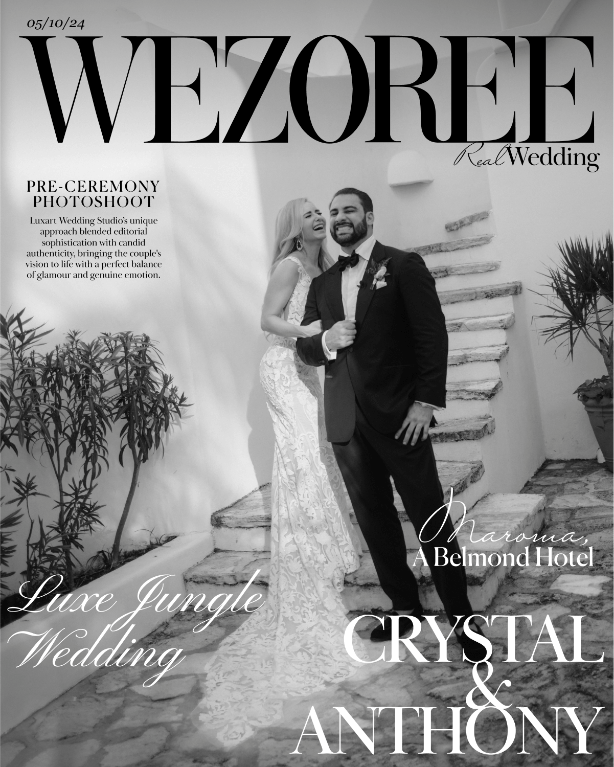 Crystal & Anthony's Luxe Jungle Wedding at Maroma, A Belmond Hotel Crystal & Anthony's Luxe Jungle Wedding at Maroma, A Belmond Hotel photo