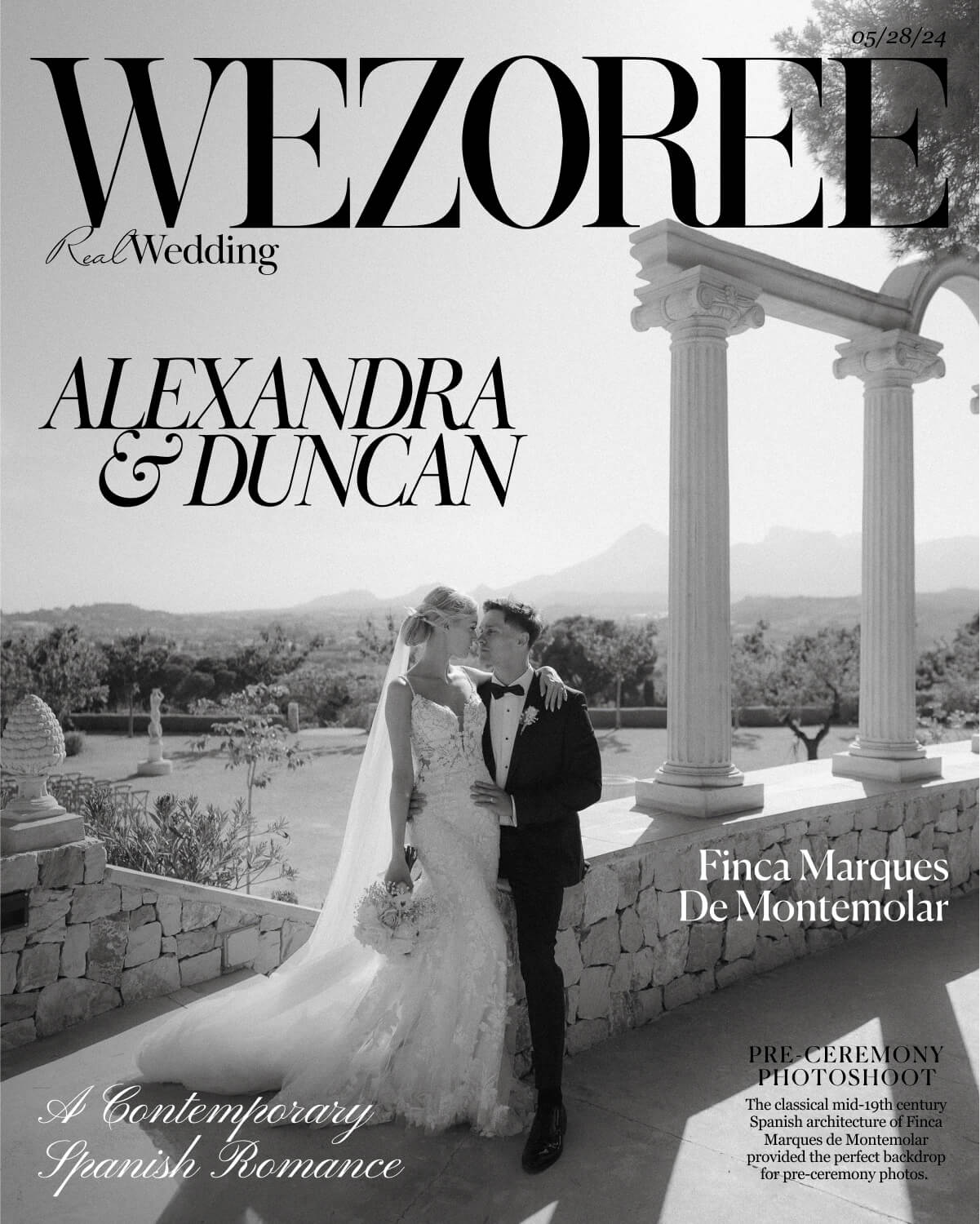 A Contemporary Spanish Romance: Alexandra & Duncan's Elegant Wedding at Finca Marques de Montemolar photo