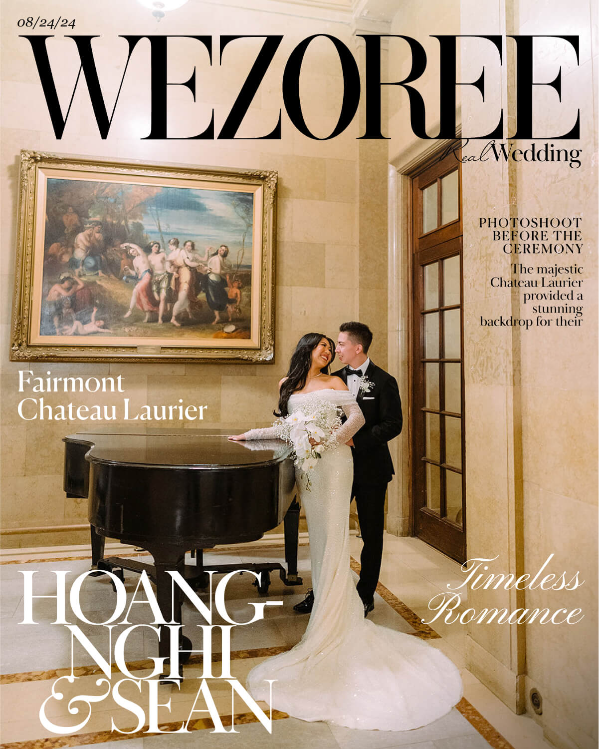 Timeless Romance: Sean and Hoang-Nghi’s Elegant Wedding at Chateau Laurier Timeless Romance: Sean and Hoang-Nghi’s Elegant Wedding at Chateau Laurier photo