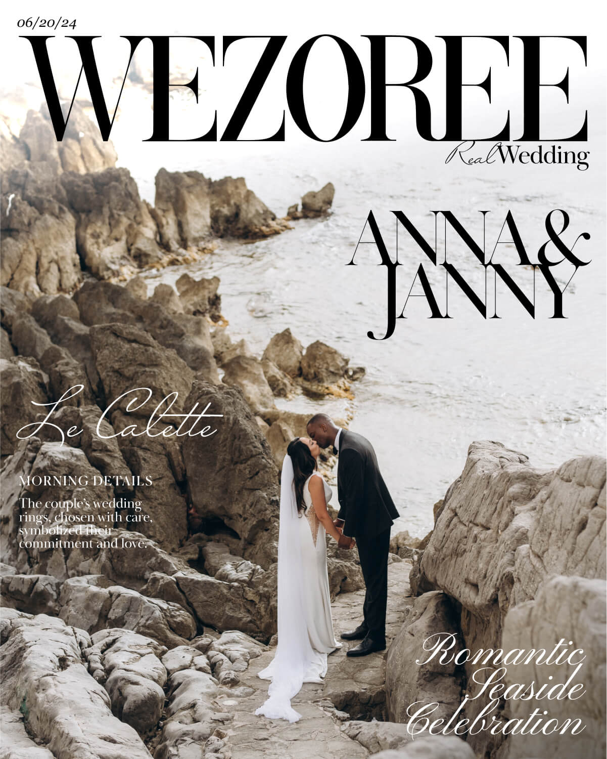 Romantic Seaside Celebration: Anna and Janny's Charming Wedding at Le Calette photo
