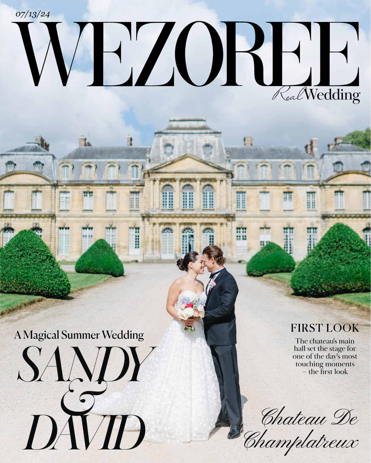 Sandy & David's Love Story: A Magical Summer Wedding at Chateau de Champlatreux Sandy & David's Love Story: A Magical Summer Wedding at Chateau de Champlatreux photo