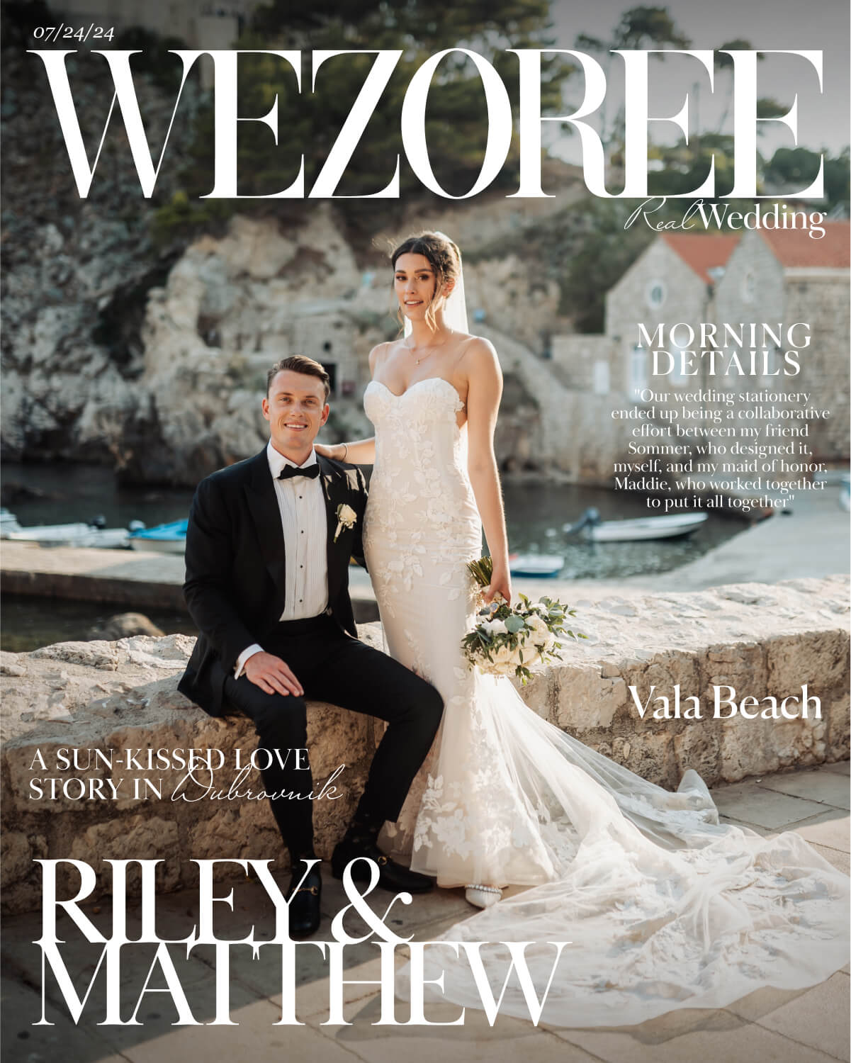 A Sun-Kissed Love Story in Dubrovnik: Riley & Matt's Destination Wedding at Vala Beach A Sun-Kissed Love Story in Dubrovnik: Riley & Matt's Destination Wedding at Vala Beach photo