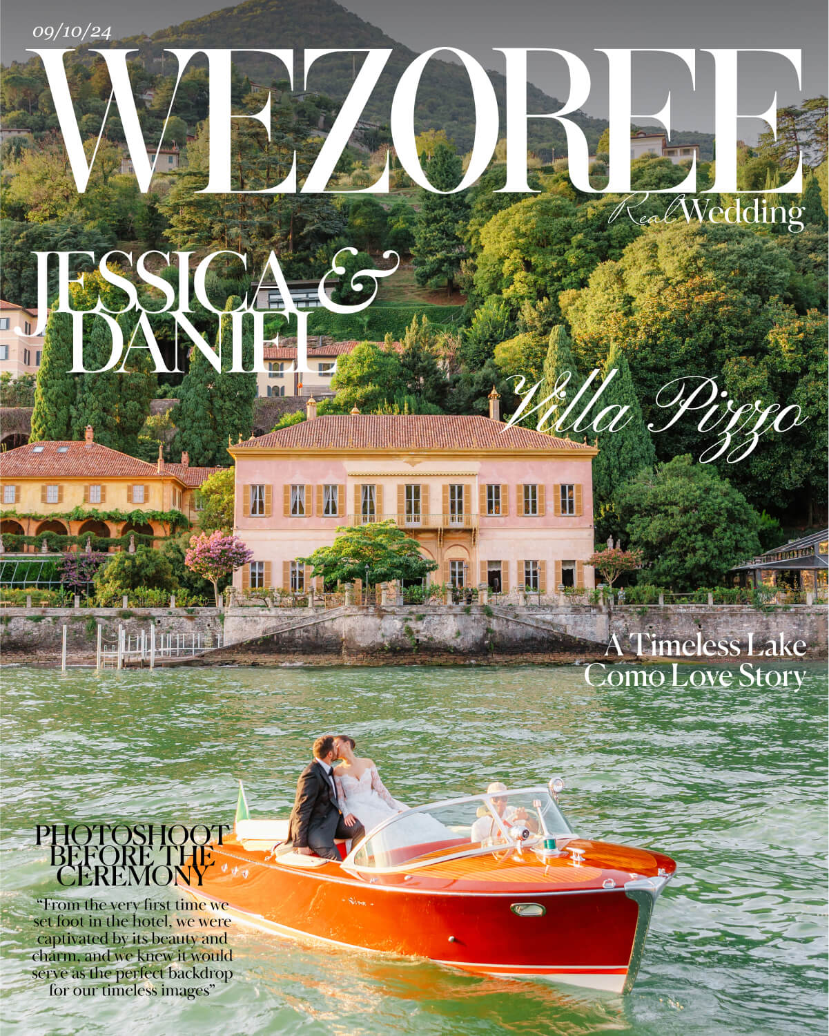A Timeless Lake Como Love Story: Jessica & Daniel's Elegant Wedding at Villa Pizzo A Timeless Lake Como Love Story: Jessica & Daniel's Elegant Wedding at Villa Pizzo photo