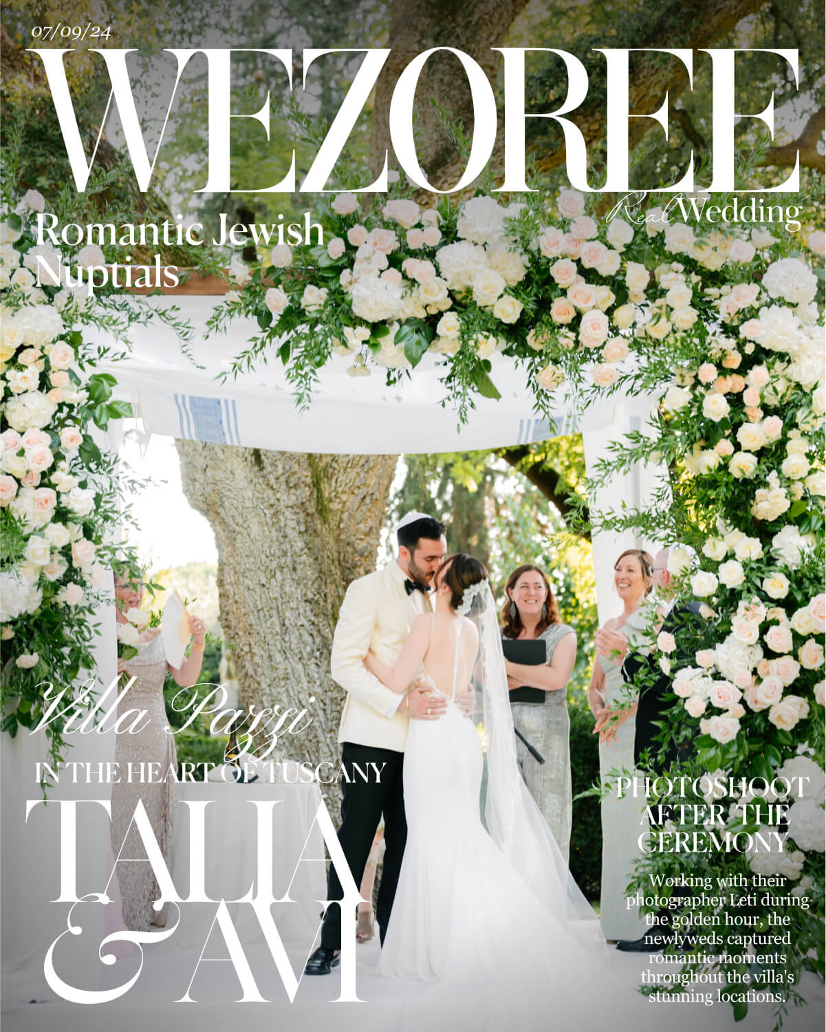 Romantic Jewish Nuptials in the Heart of Tuscany: Talia and Avi's Wedding at Villa Pazzi photo