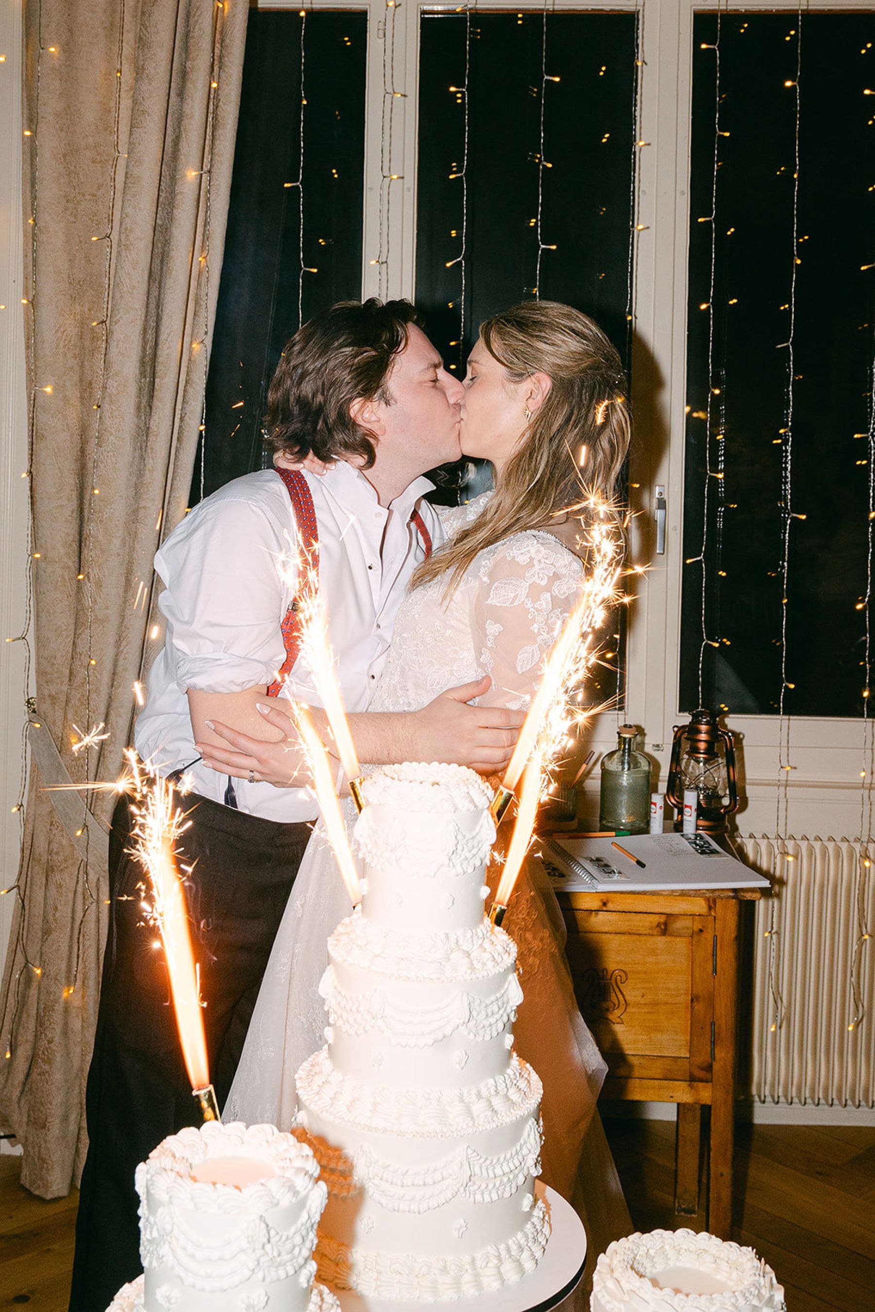 Vintage Elegance in the Swiss Alps: Ayla &amp; Jack's Bespoke Wedding at Hotel Splendide photo