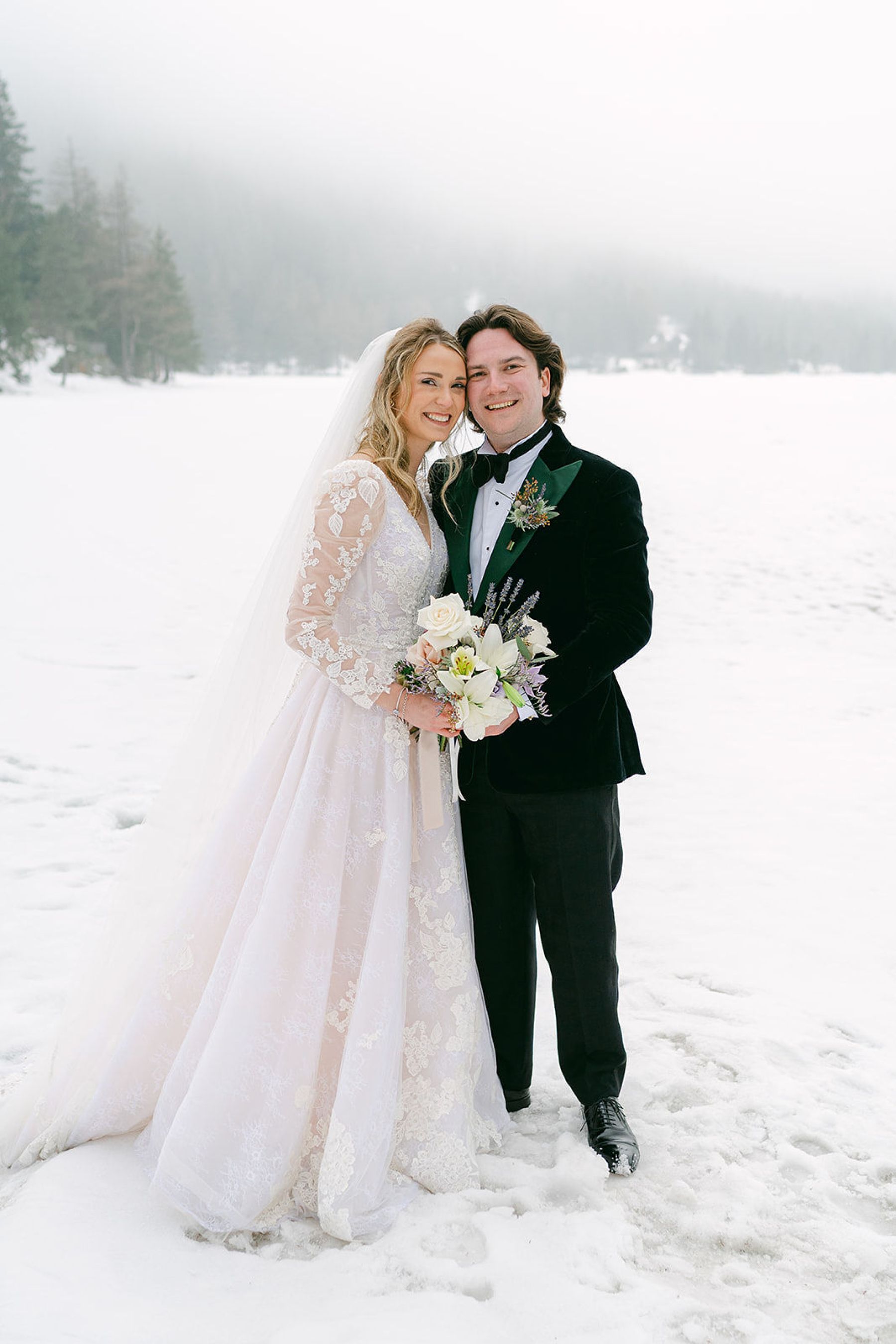 Vintage Elegance in the Swiss Alps: Ayla &amp; Jack's Bespoke Wedding at Hotel Splendide photo