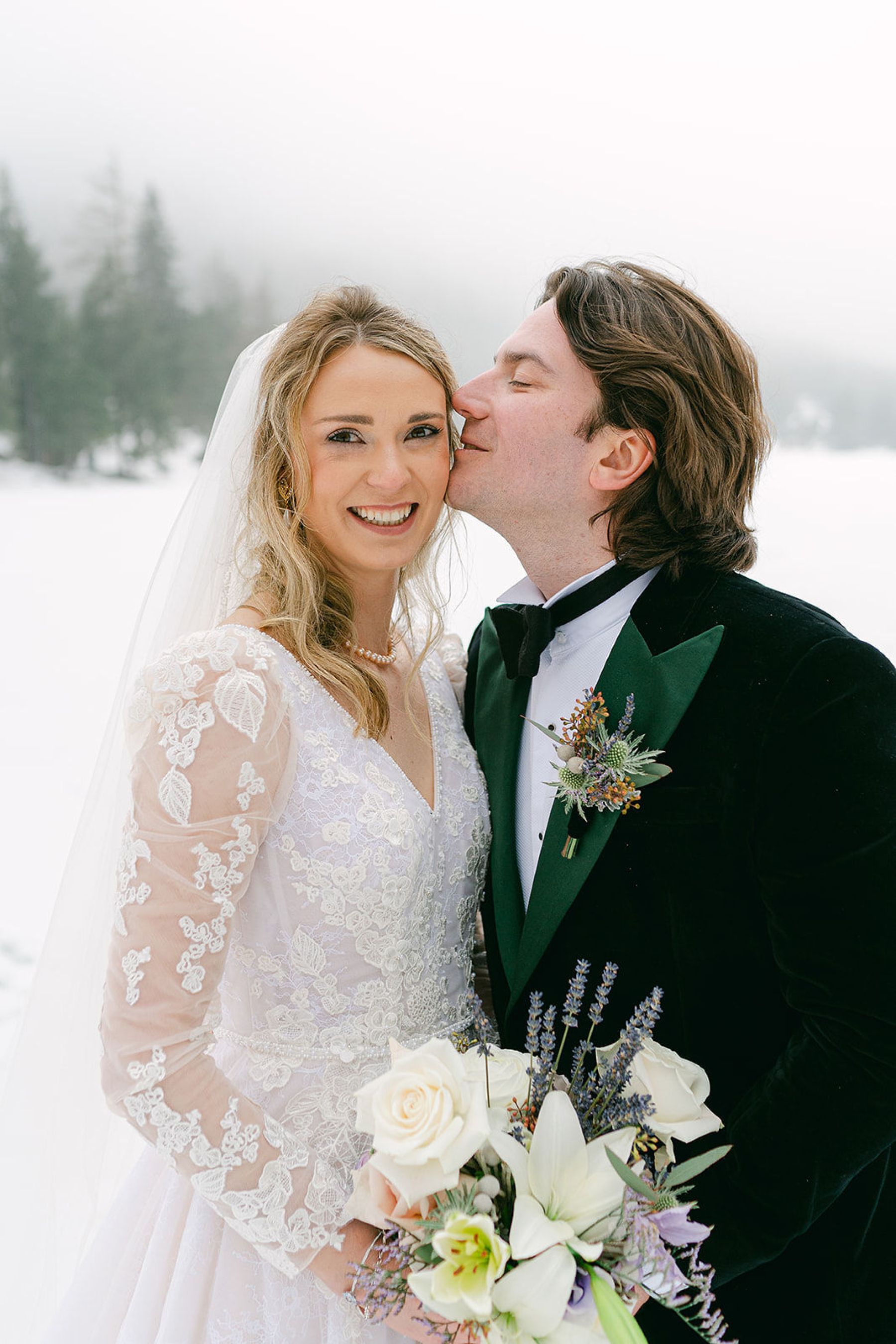 Vintage Elegance in the Swiss Alps: Ayla &amp; Jack's Bespoke Wedding at Hotel Splendide photo