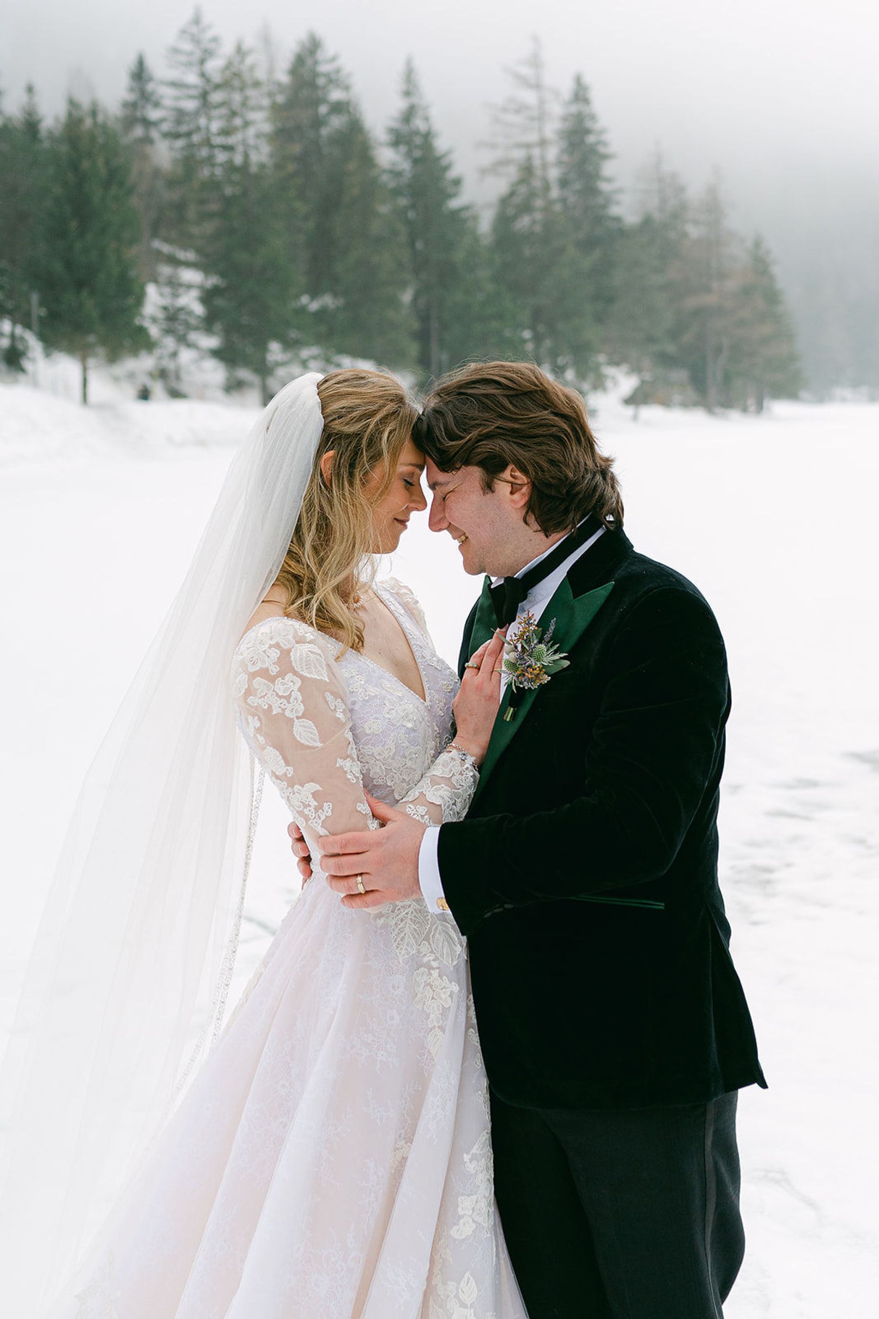 Vintage Elegance in the Swiss Alps: Ayla &amp; Jack's Bespoke Wedding at Hotel Splendide photo