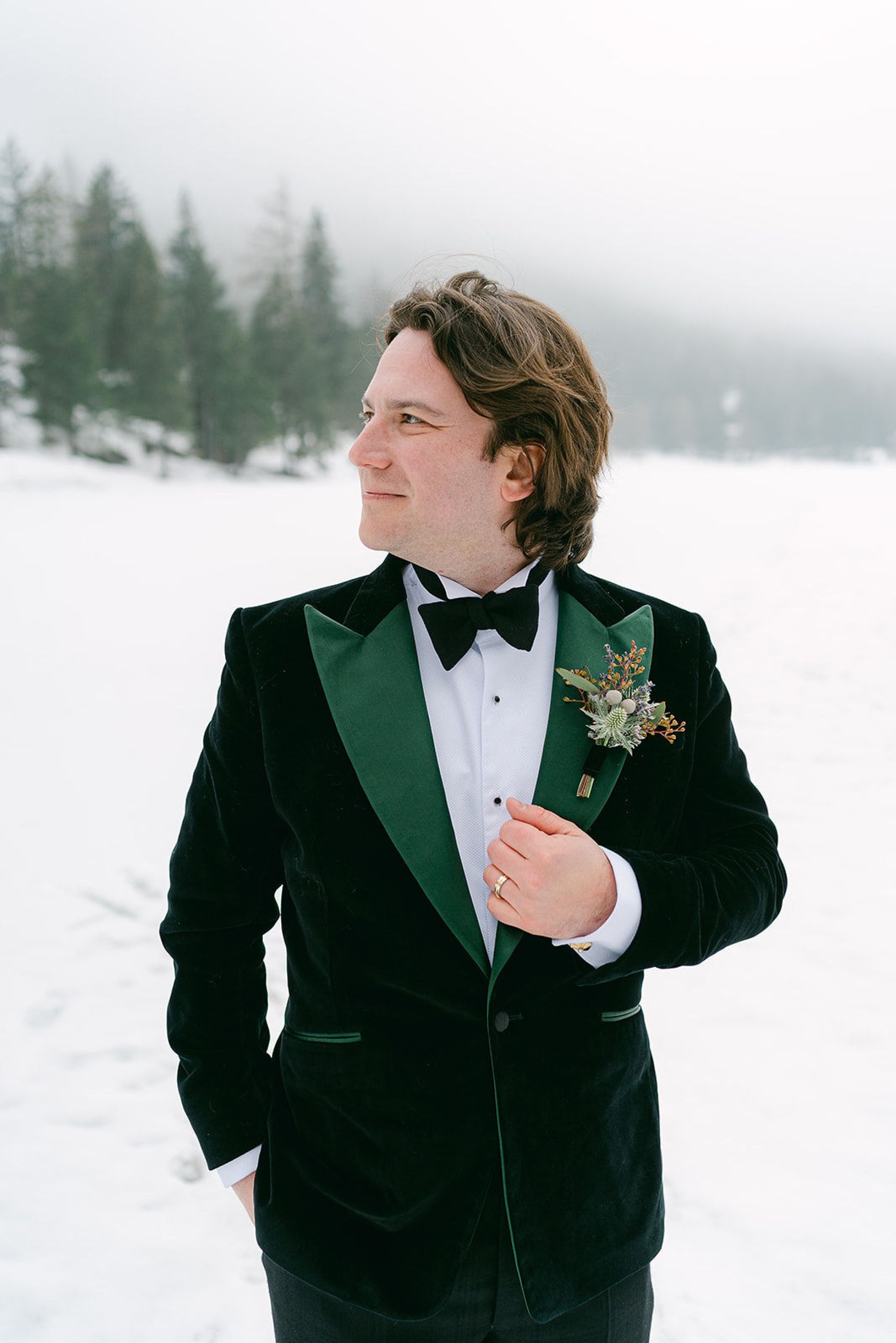 Vintage Elegance in the Swiss Alps: Ayla &amp; Jack's Bespoke Wedding at Hotel Splendide photo