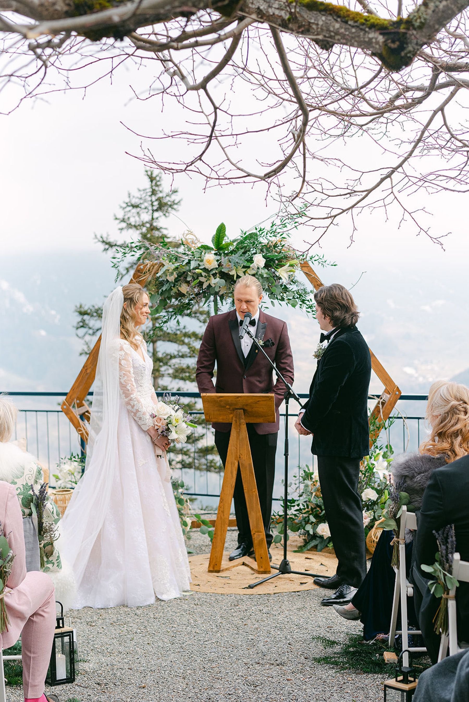 Vintage Elegance in the Swiss Alps: Ayla &amp; Jack's Bespoke Wedding at Hotel Splendide photo
