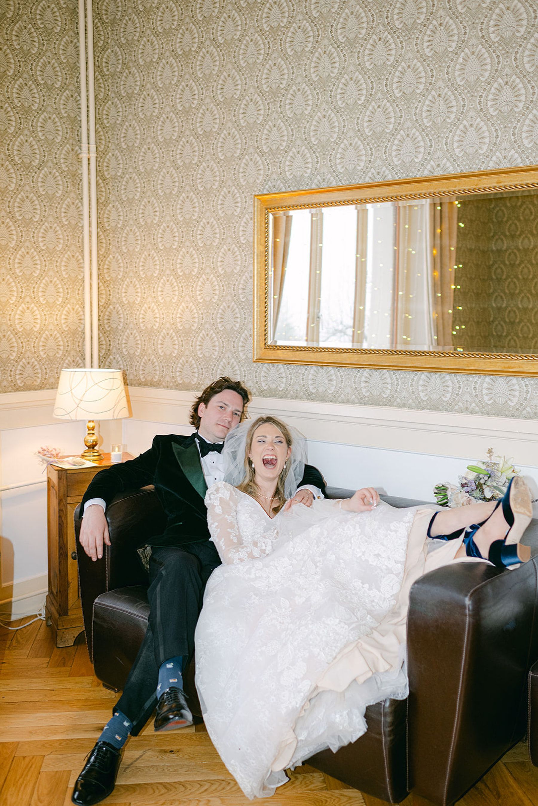 Vintage Elegance in the Swiss Alps: Ayla &amp; Jack's Bespoke Wedding at Hotel Splendide photo