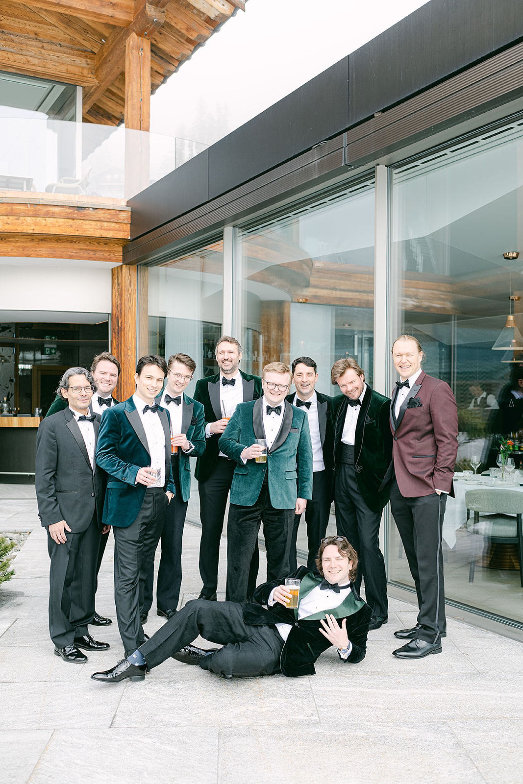 Vintage Elegance in the Swiss Alps: Ayla &amp; Jack's Bespoke Wedding at Hotel Splendide photo