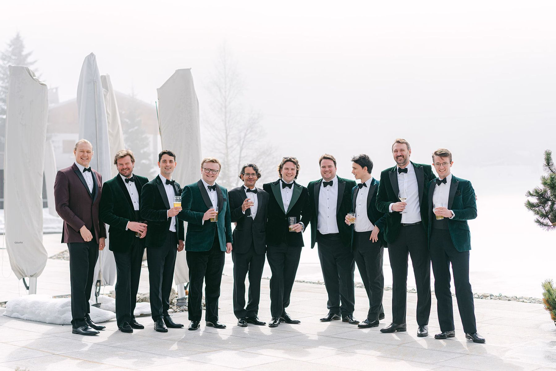 Vintage Elegance in the Swiss Alps: Ayla &amp; Jack's Bespoke Wedding at Hotel Splendide photo