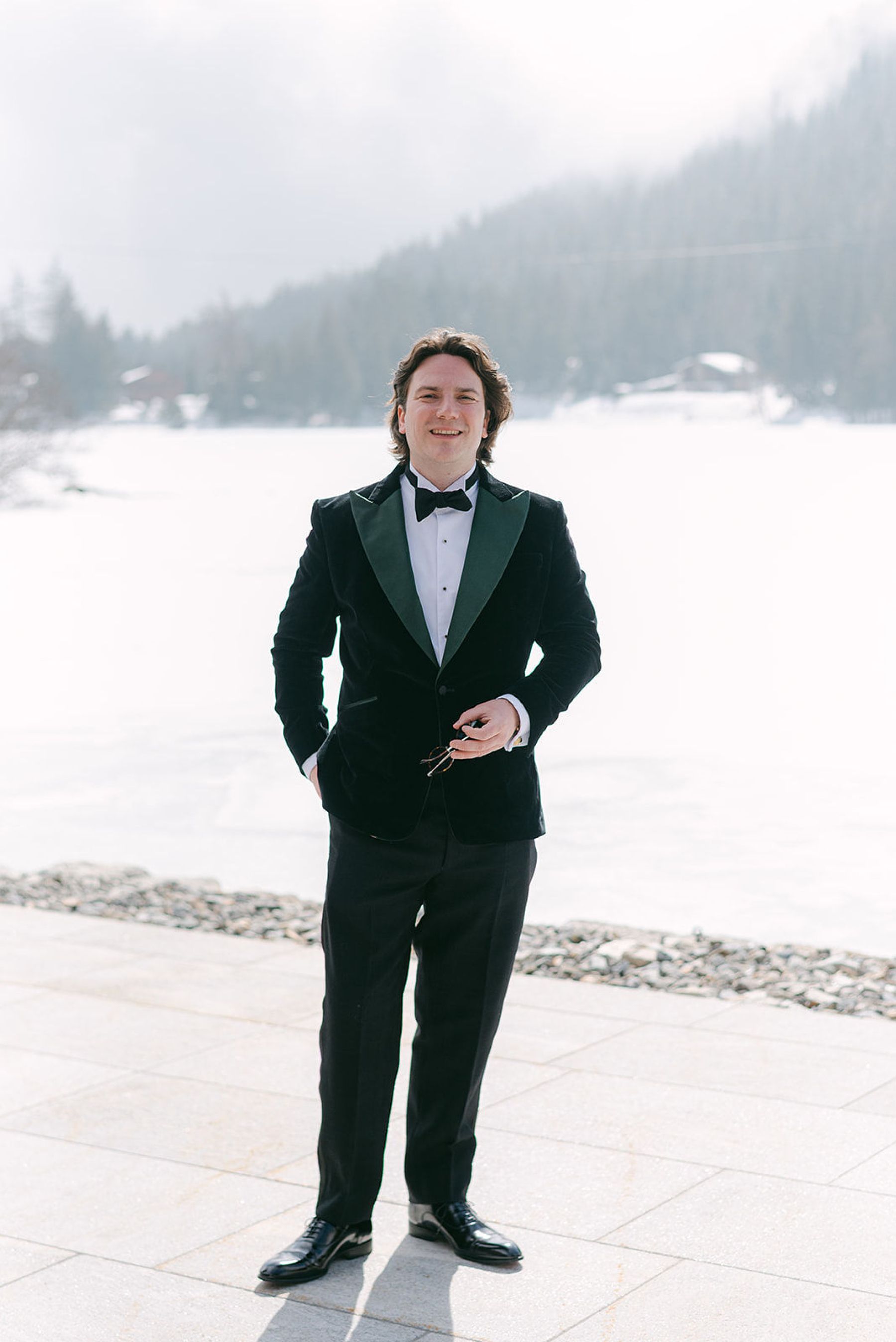 Vintage Elegance in the Swiss Alps: Ayla &amp; Jack's Bespoke Wedding at Hotel Splendide photo