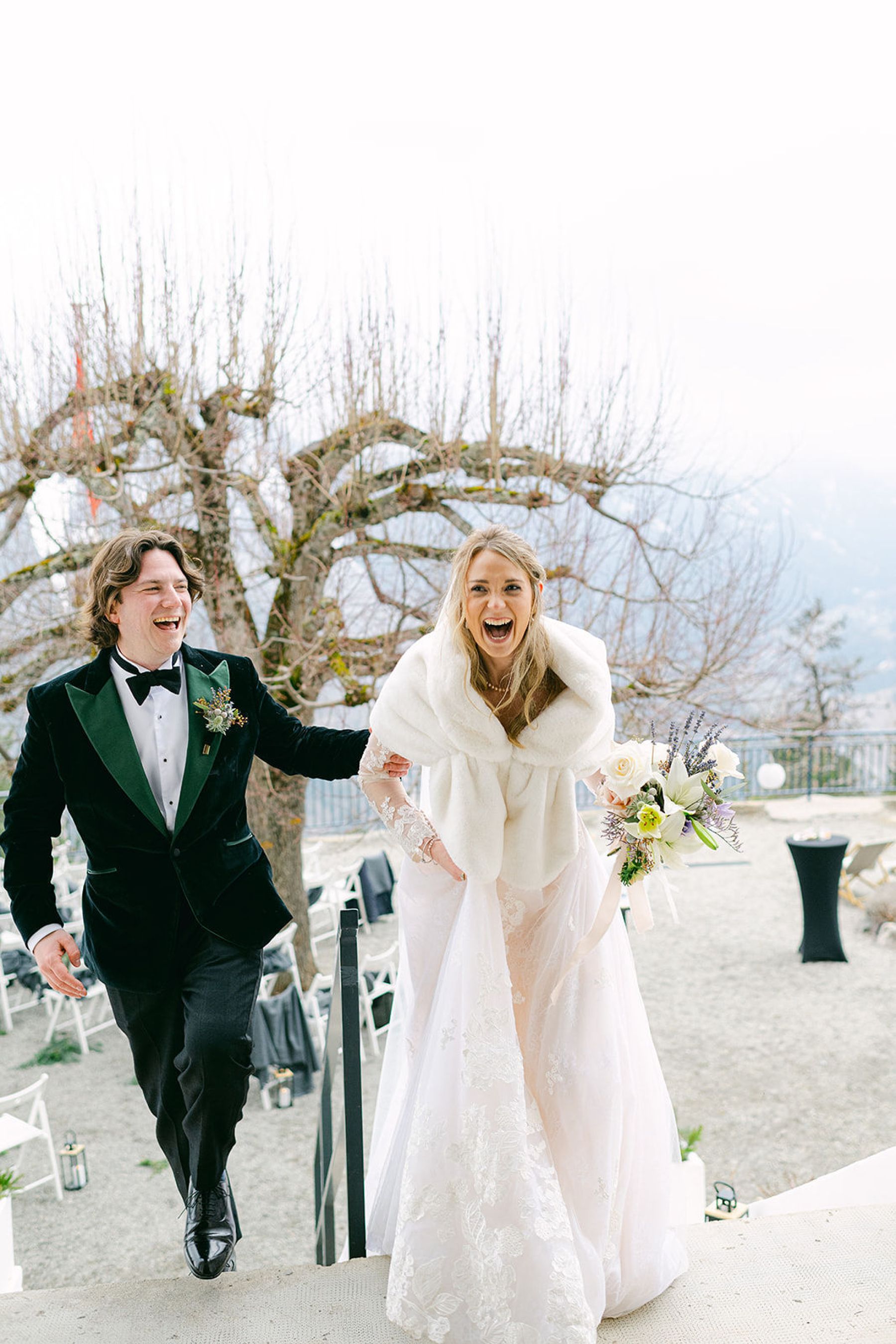 Vintage Elegance in the Swiss Alps: Ayla &amp; Jack's Bespoke Wedding at Hotel Splendide photo