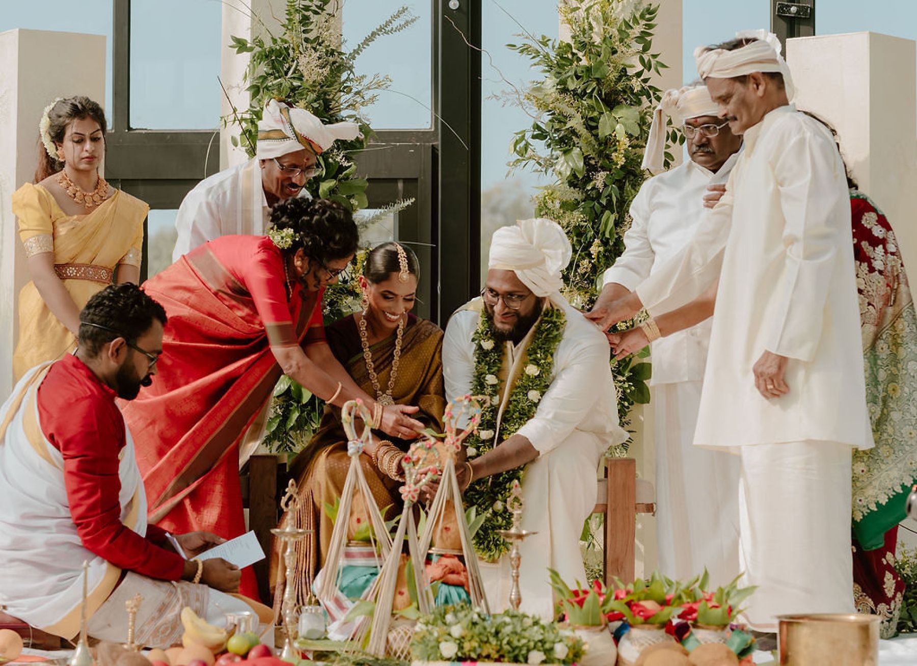  A Greenhouse Romance: Sinthura and Kavithan's Tamil Wedding at Quarry Lion Golf Resort photo